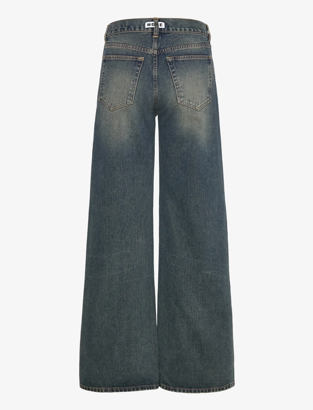 Hope - Shake Jeans Mid Blue Dirty-29/32 - brede jeans - mid blue dirty - 1