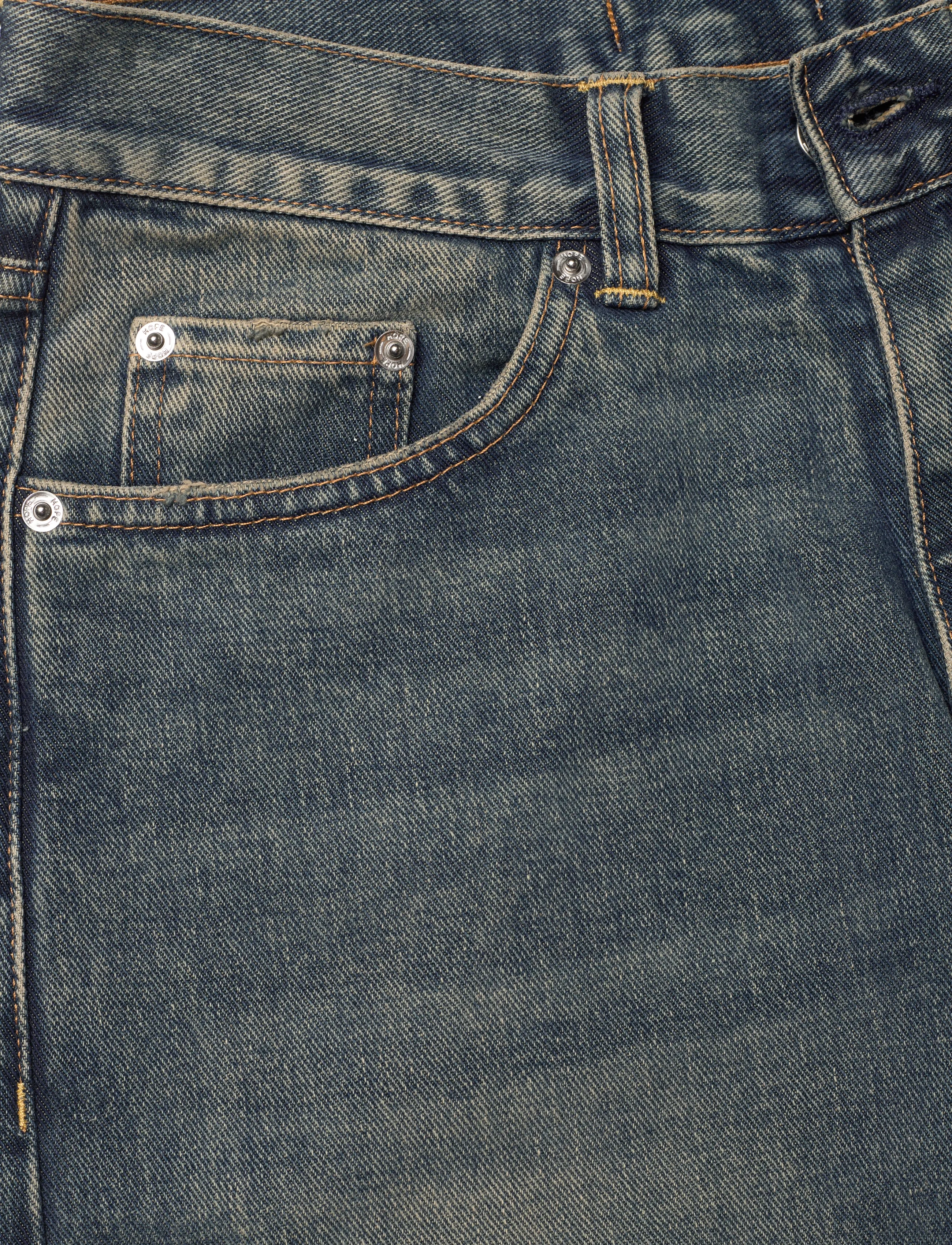 Hope - Shake Jeans Mid Blue Dirty-27/32 - mid blue dirty - 2