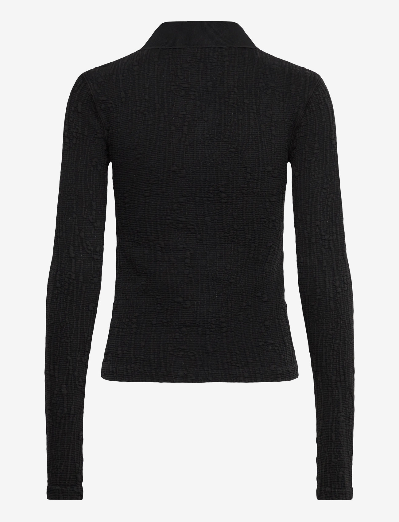 Hope - Lyra zip cardigan Faded Black Interlock-34 - cardigans - faded black interlock - 1