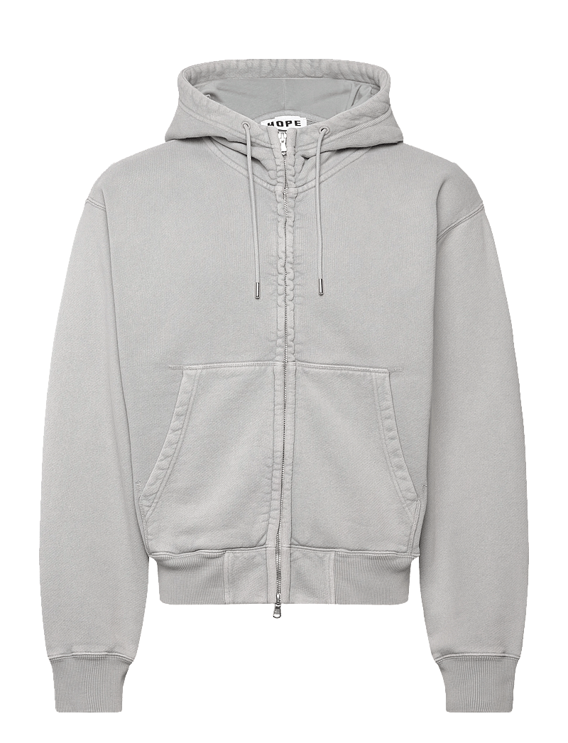 Hope - Bubble Zip Hoodie Dove Grey -48 - hoodies - dove grey - 0
