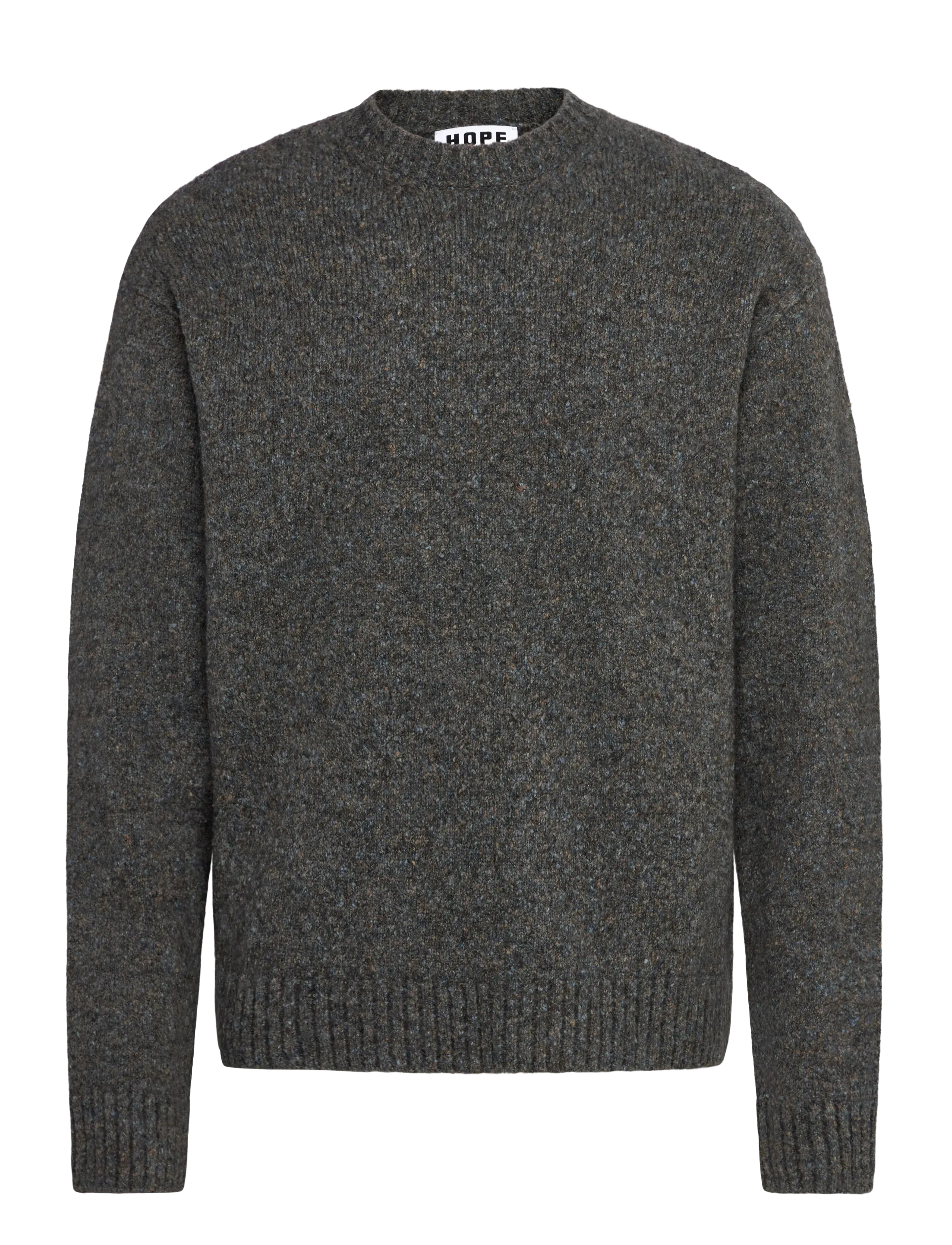 HOPE Leo Pullover Blau Beige Melange-50 Grau - 44 - Herren