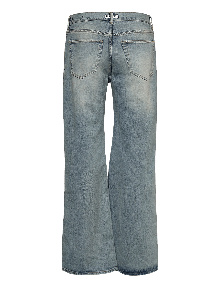 Hope - SHAKE JEANS - alt laienevad teksad - light blue crease - 1