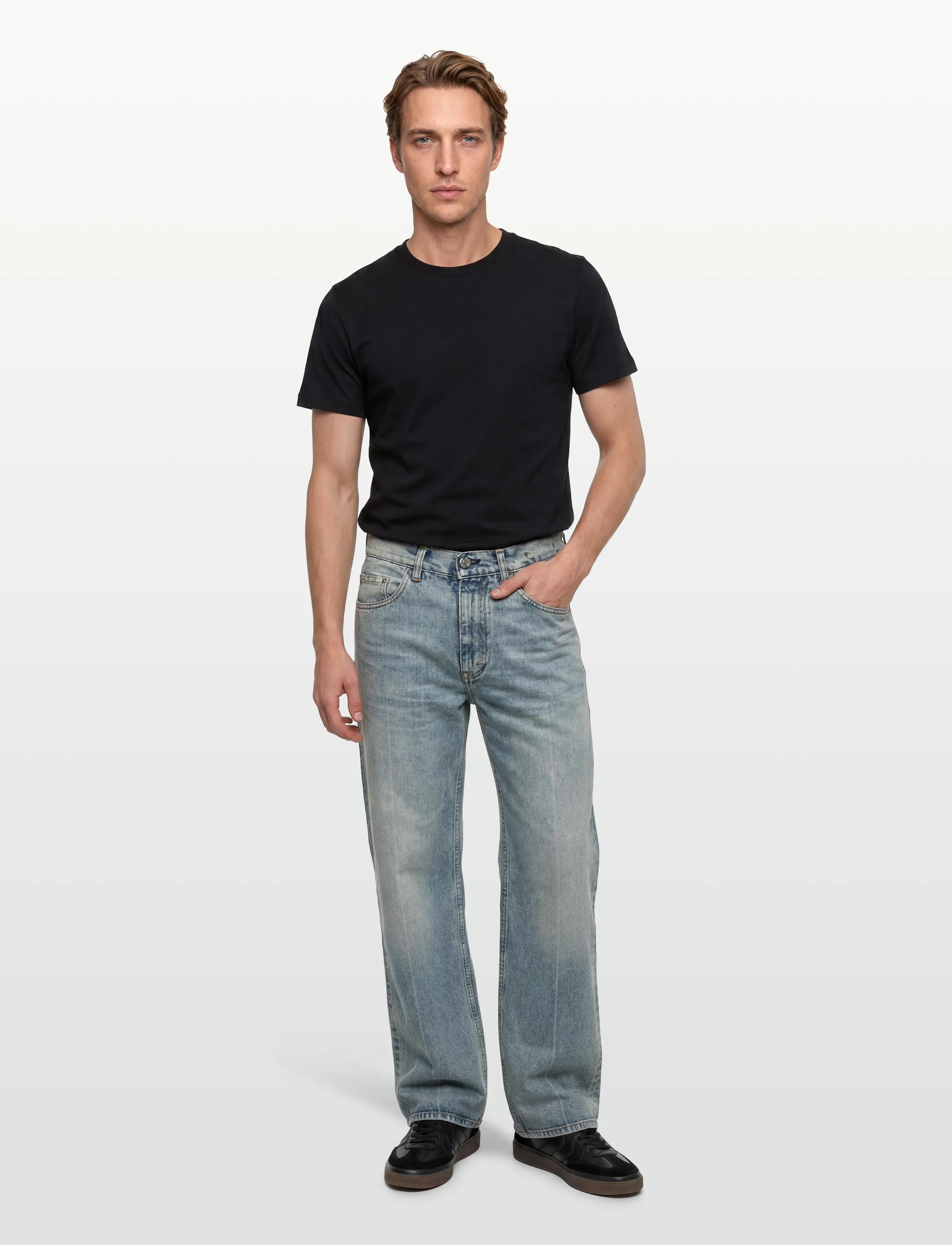 Hope SHAKE JEANS - Riided - LIGHT BLUE CREASE / blue