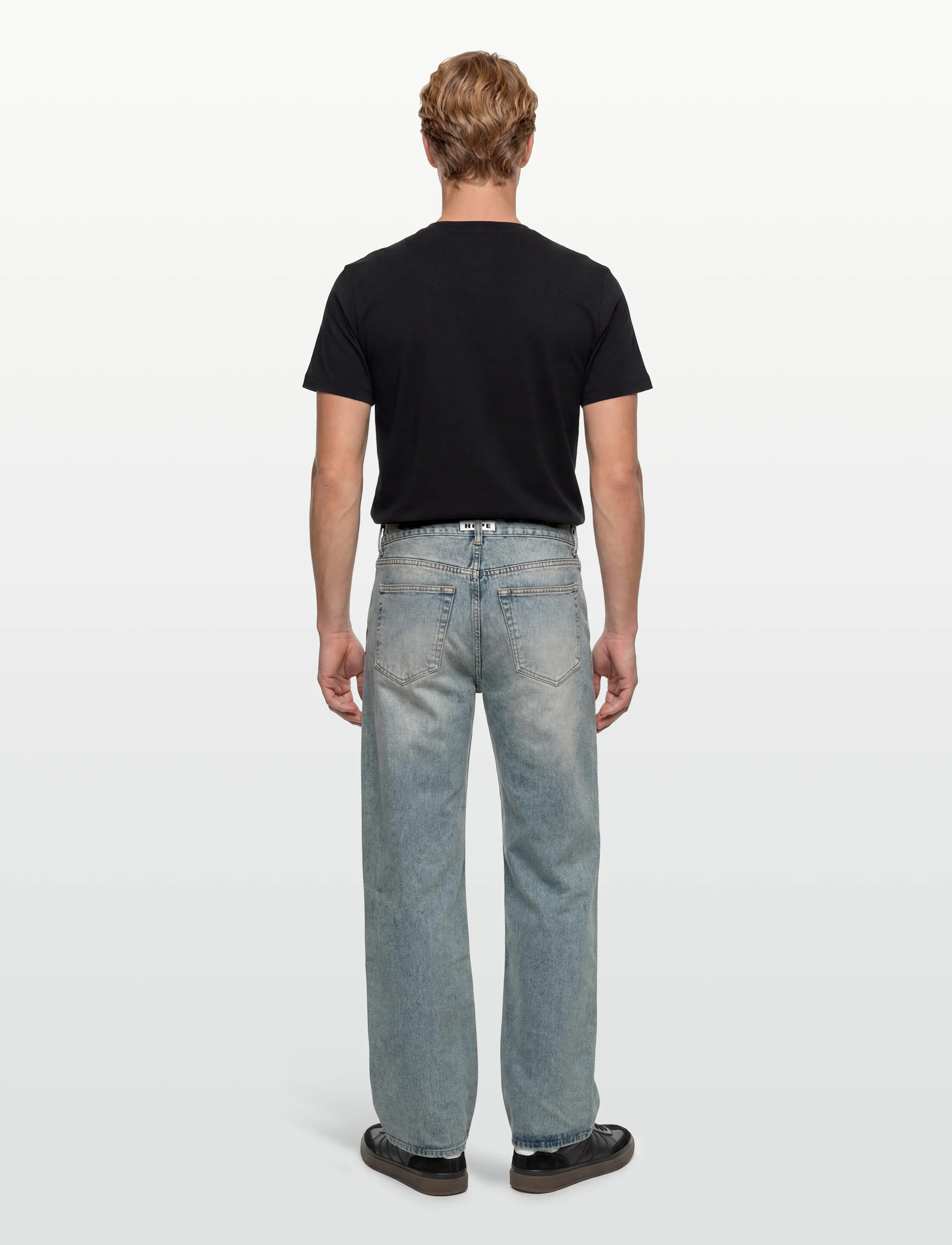 Hope - SHAKE JEANS - loose jeans - light blue crease - 4