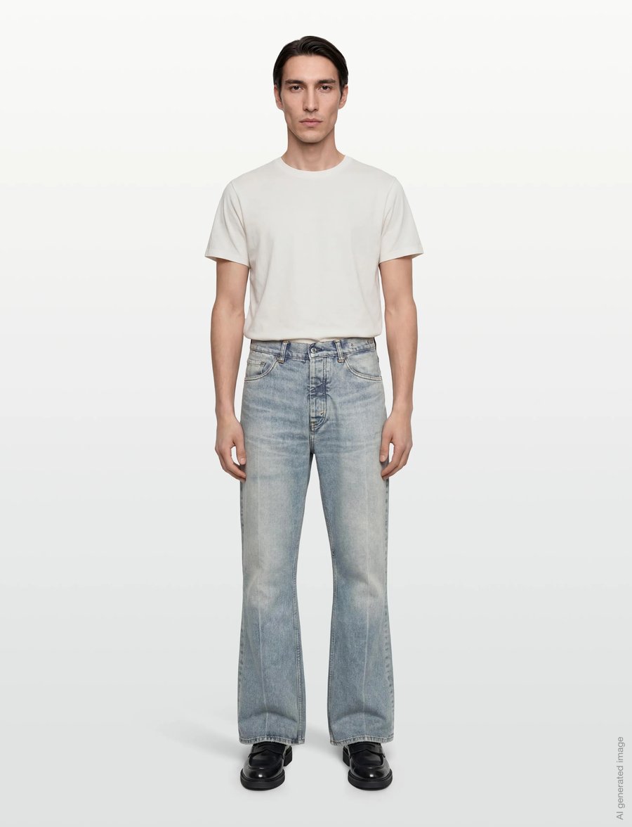 Hope - Criss Jeans - loose jeans - light blue crease - 0