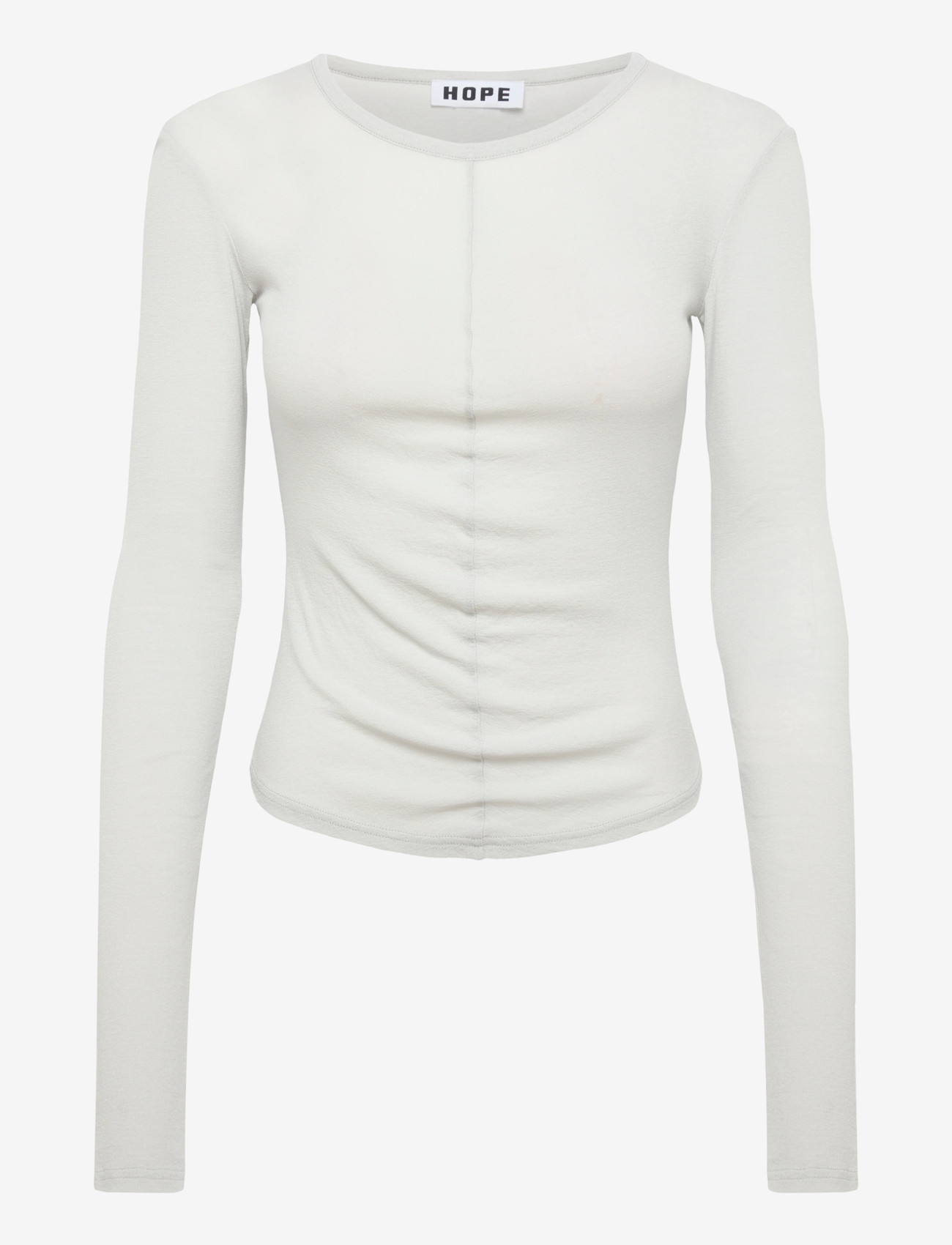 Hope - RIPPLE LONGSLEEVE - långärmade toppar - pastel green crepe jersey - 0