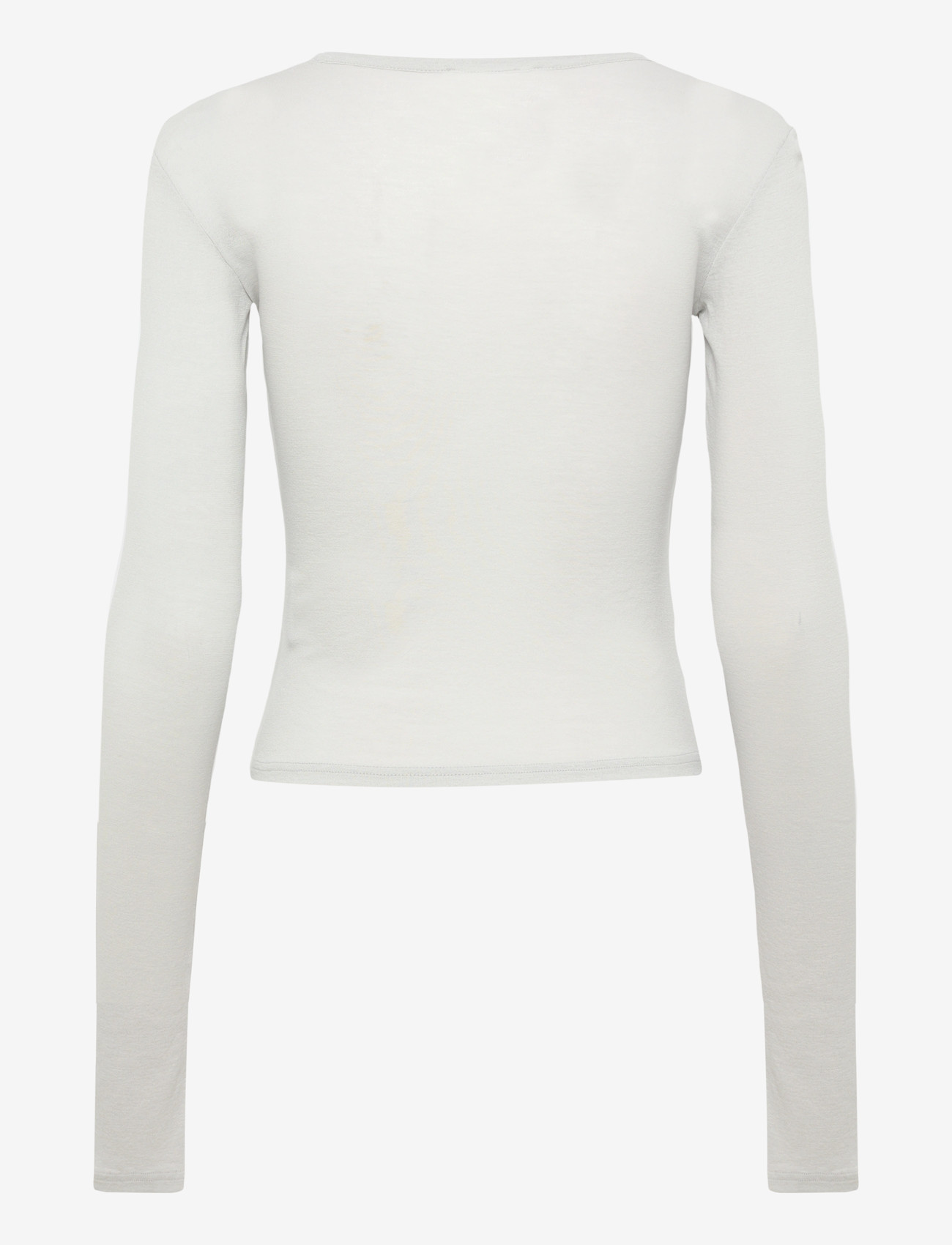 Hope - RIPPLE LONGSLEEVE - långärmade toppar - pastel green crepe jersey - 1