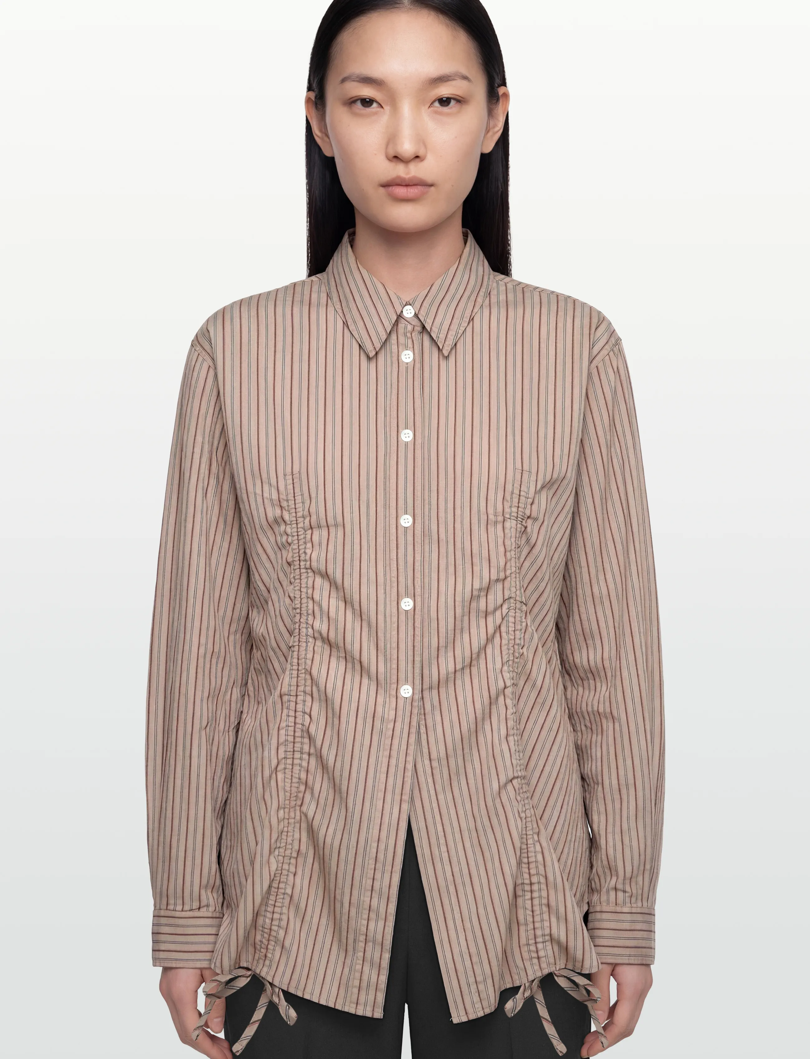 Hope - STRING SHIRT - denimskjorter - vintage brown stripe - 3