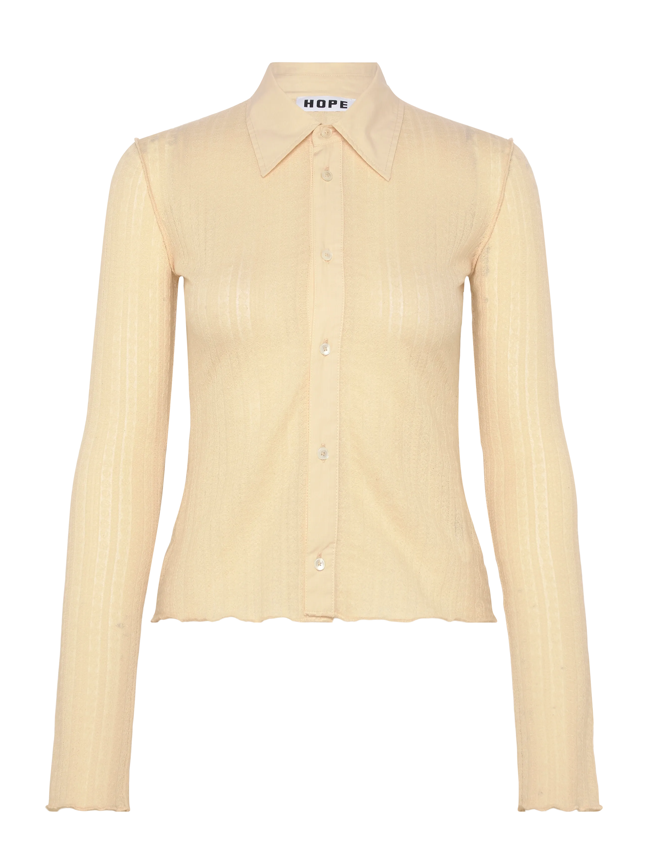 Hope Window Shirt - Hope - ECRU LACE JERSEY / beige