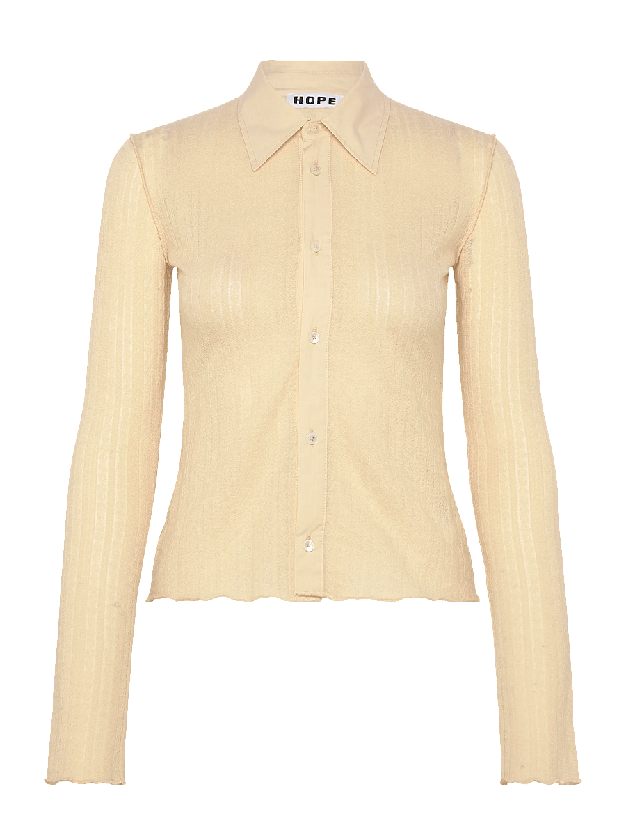 Hope - WINDOW SHIRT - jeansowe koszule - ecru lace jersey - 1