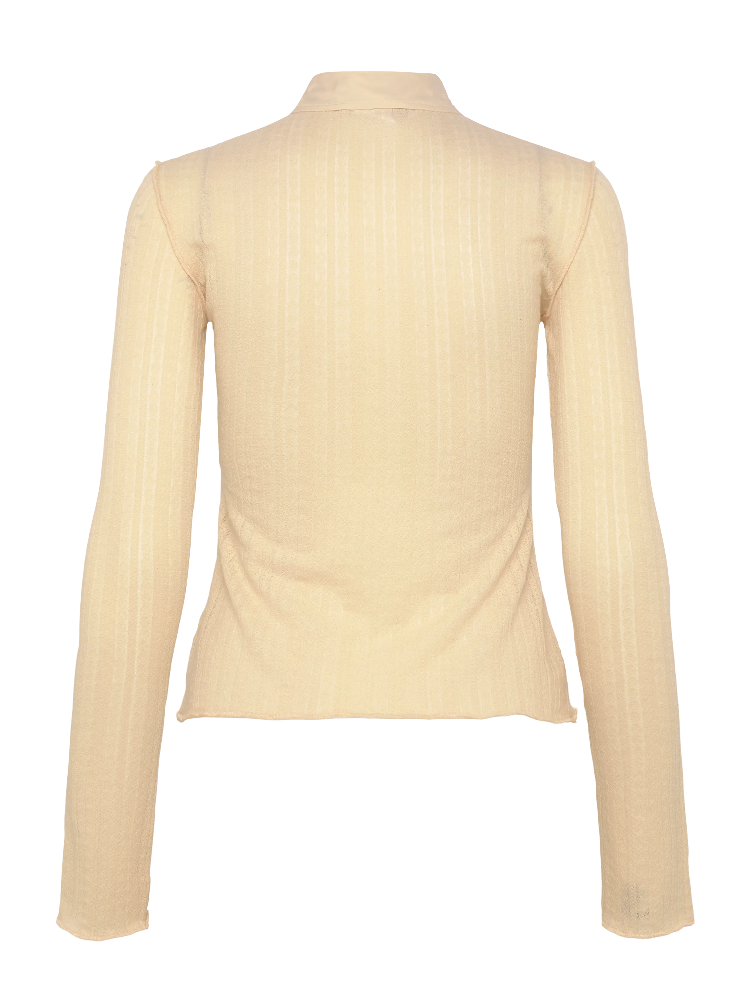 Hope - WINDOW SHIRT - teksasärgid - ecru lace jersey - 2