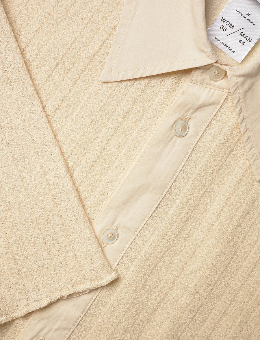 Hope - WINDOW SHIRT - jeansowe koszule - ecru lace jersey - 5