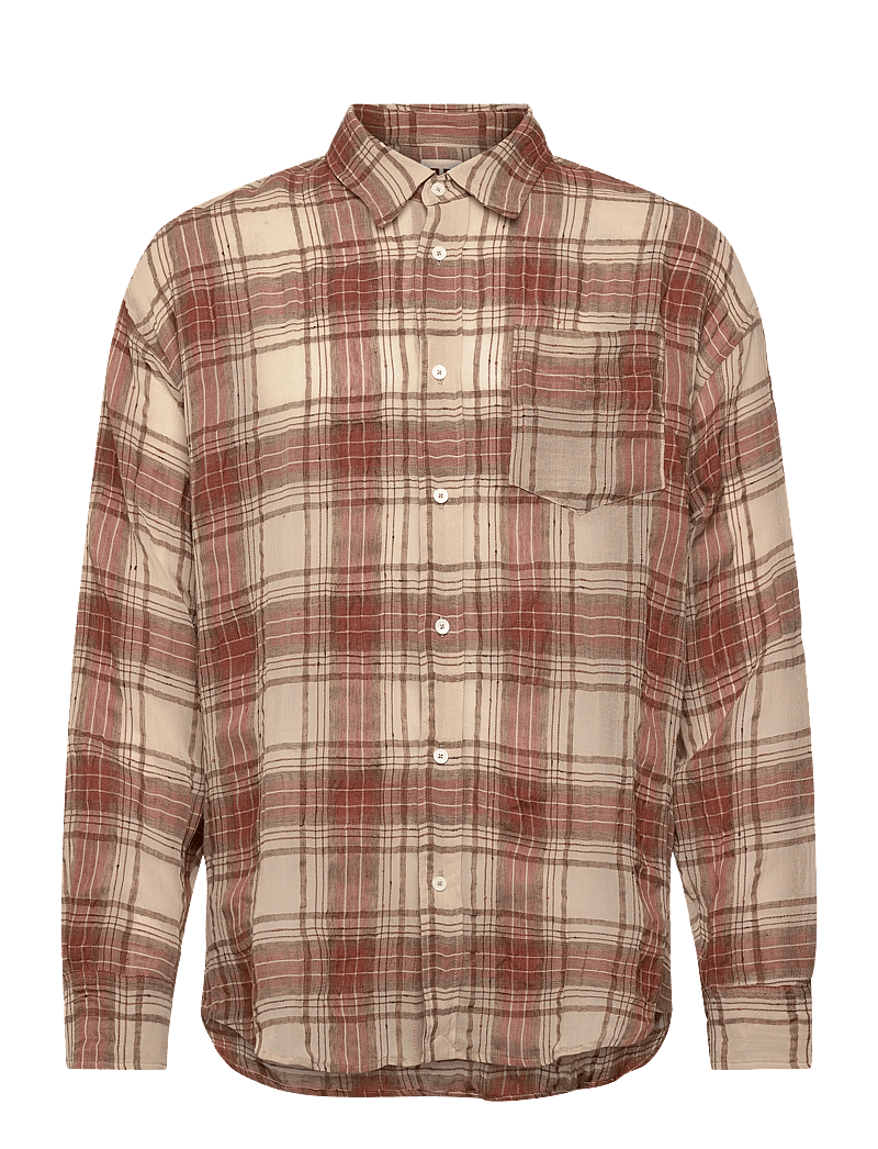 Hope - Room Shirt - basic-hemden - faded red check - 0