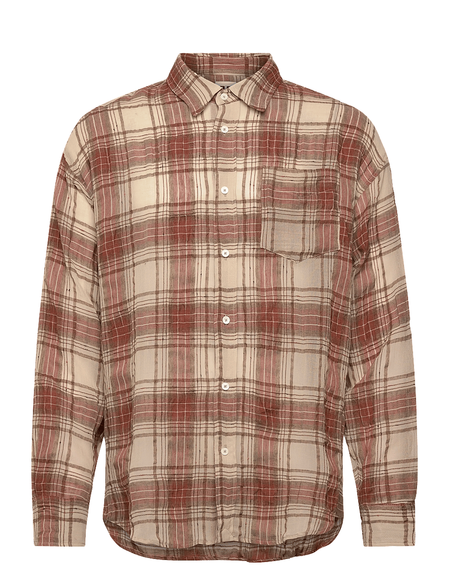 Hope - Room Shirt - basic-hemden - faded red check - 1