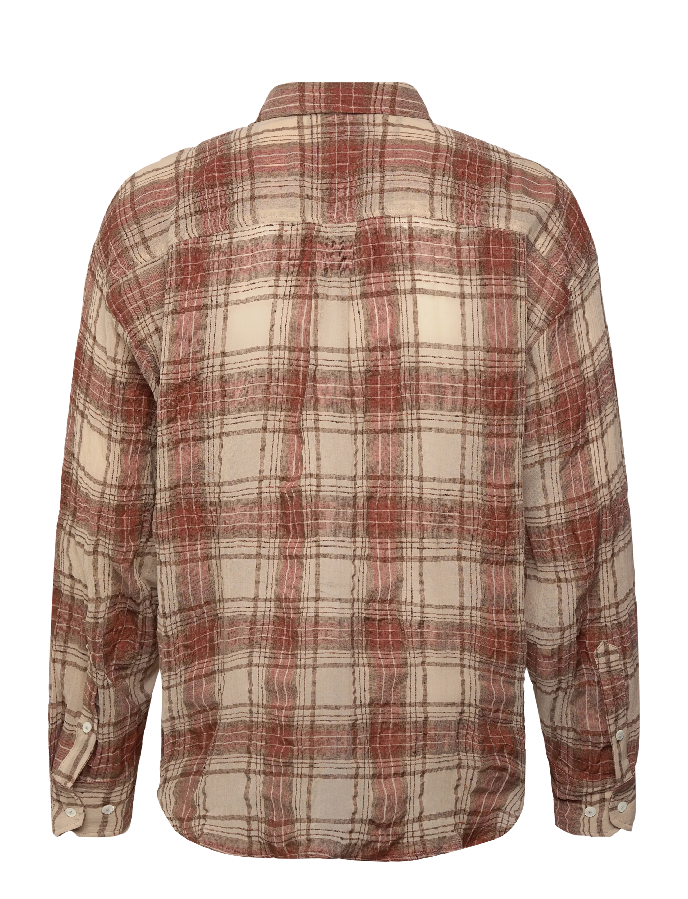 Hope - Room Shirt - chemises basiques - faded red check - 2