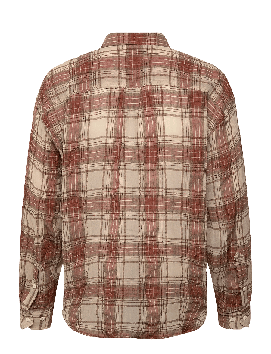 Hope - Room Shirt - basic-hemden - faded red check - 2