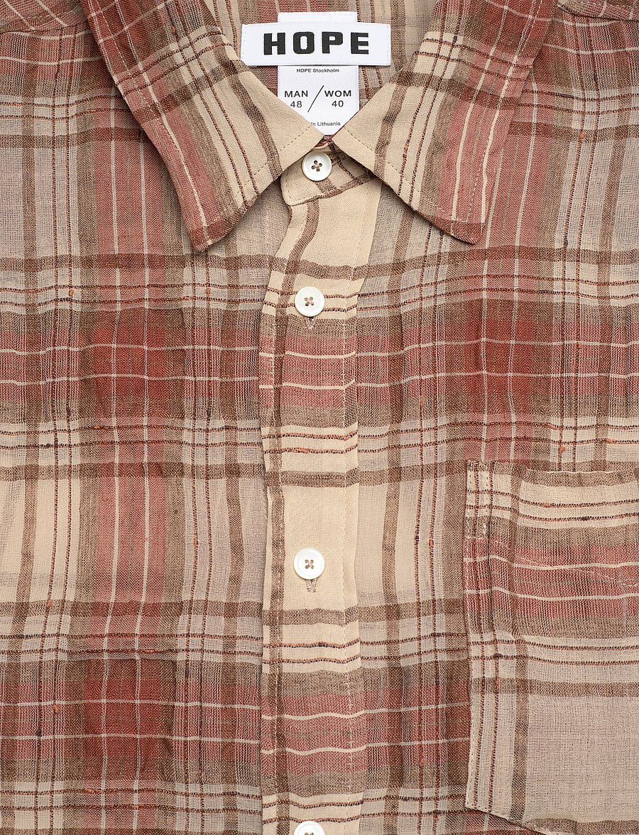 Hope - Room Shirt - basic-hemden - faded red check - 5