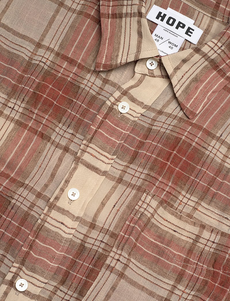 Hope - Room Shirt - basic-hemden - faded red check - 3