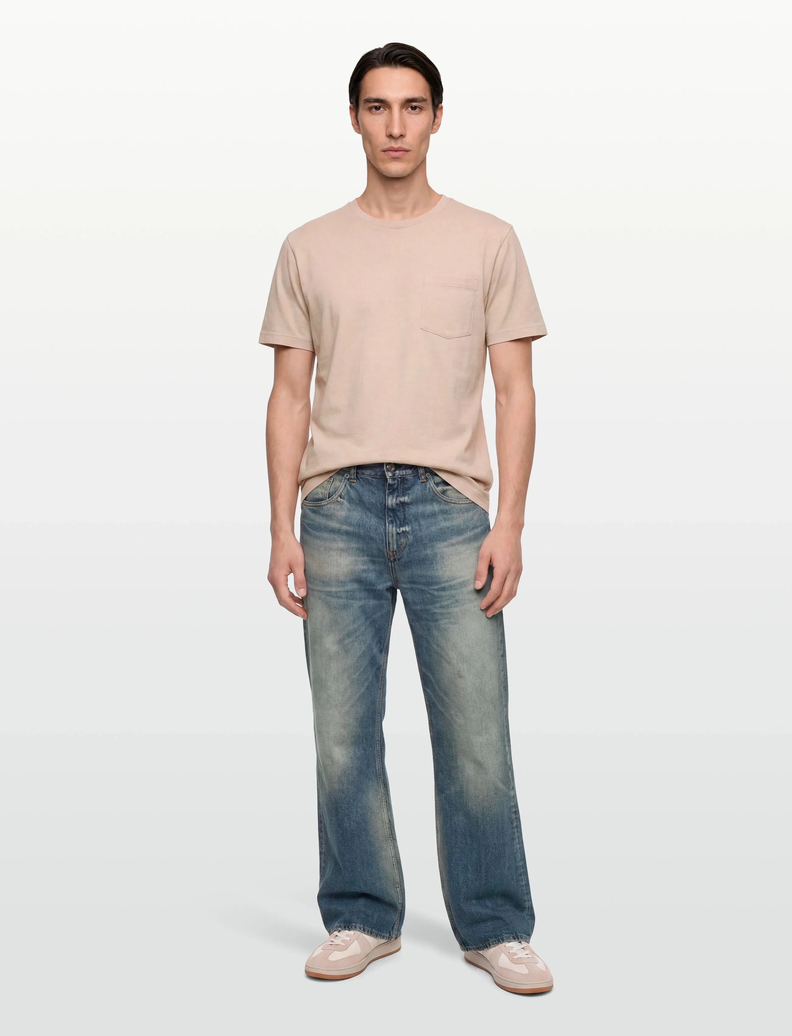 Hope Beat jeans Aged Blue - Jeans - AGED BLUE / blue