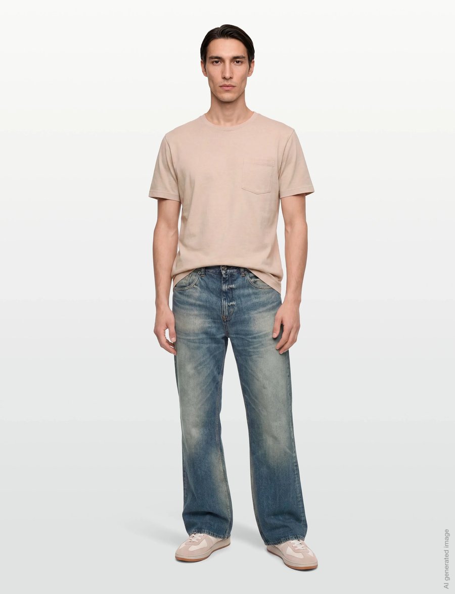 Hope - Beat jeans Aged Blue - schlaghosen - aged blue - 0