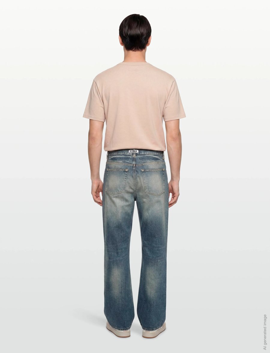 Hope - Beat jeans Aged Blue - schlaghosen - aged blue - 4