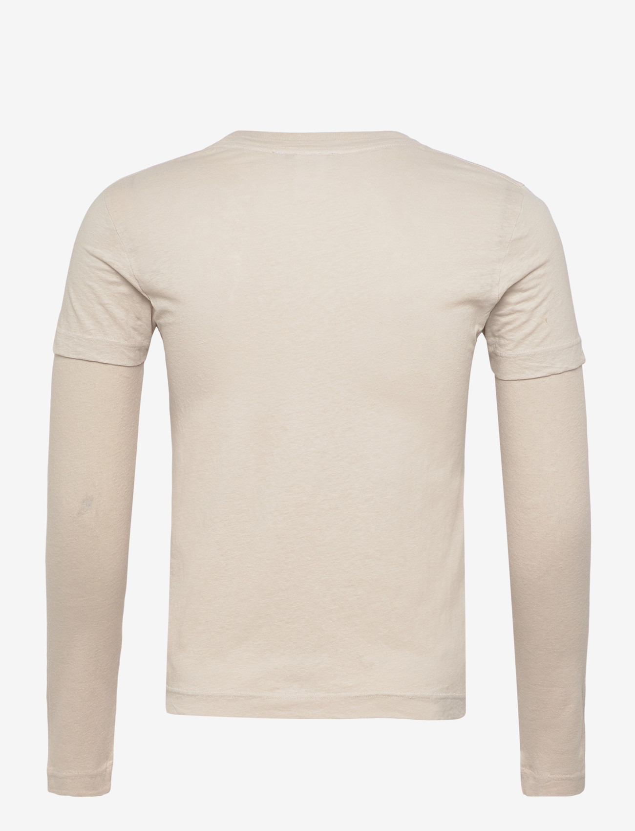 Hope - Peel longsleeve Ecru Hemp Rib - langærmede t-shirts - ecru hemp rib - 1