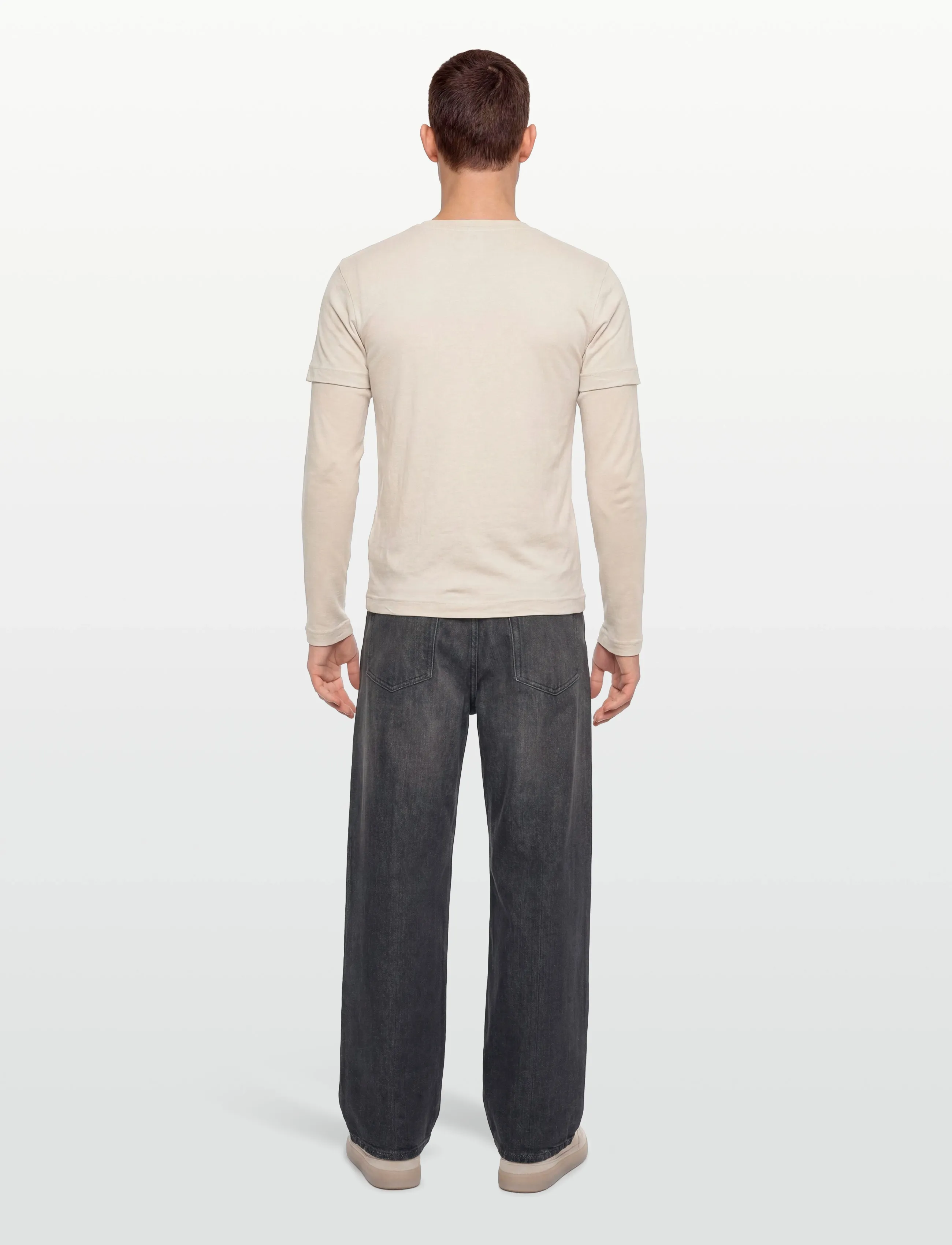 Hope - Peel longsleeve Ecru Hemp Rib - langärmelig - ecru hemp rib - 4