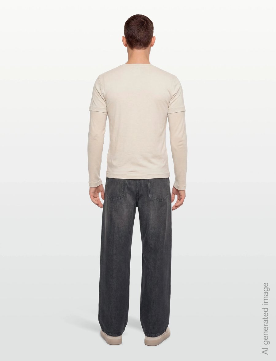 Hope - Peel longsleeve Ecru Hemp Rib - langärmelig - ecru hemp rib - 4