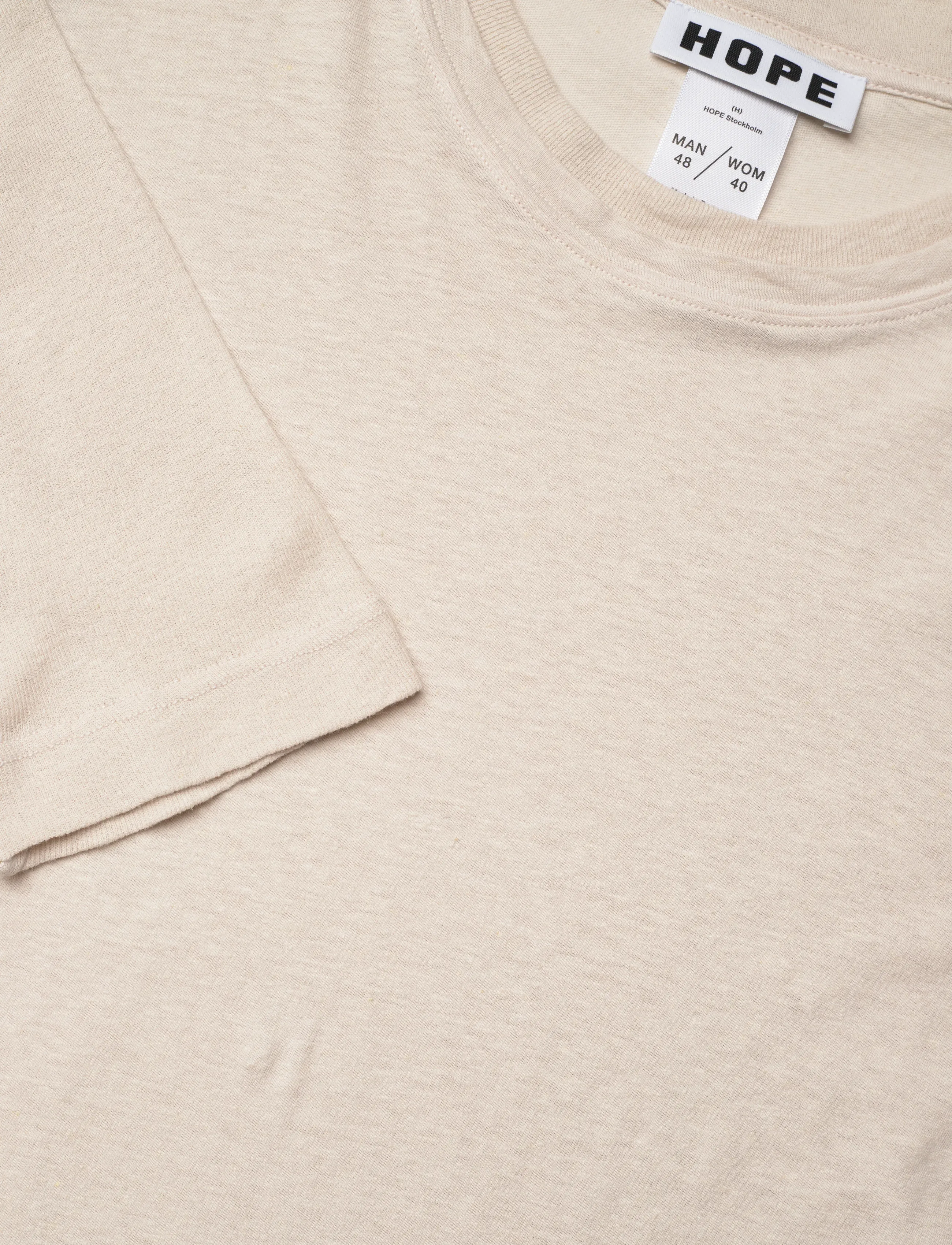 Hope - Peel longsleeve Ecru Hemp Rib - long-sleeved t-shirts - ecru hemp rib - 2
