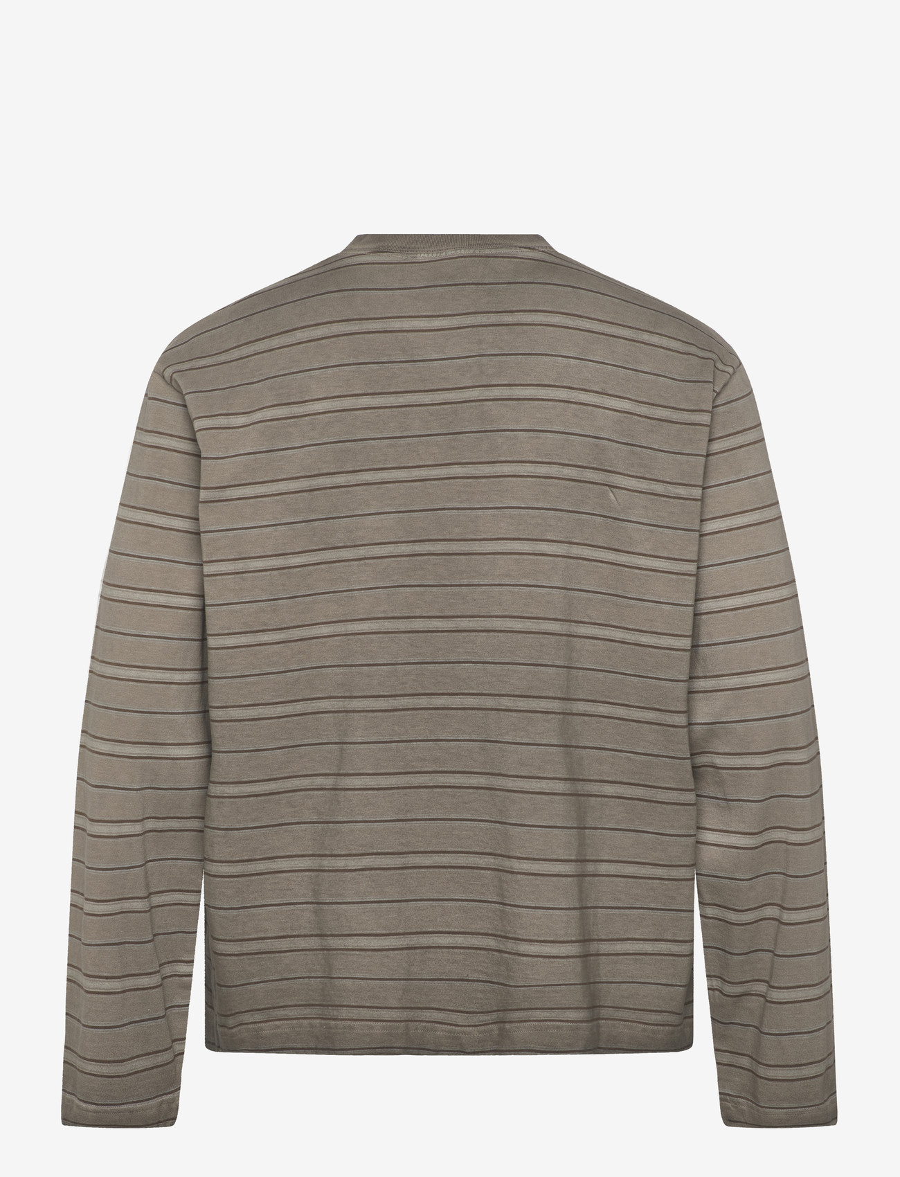 Hope - Spark longsleeve Overdyed Beige Stripe - langærmede t-shirts - overdyed beige stripe - 1