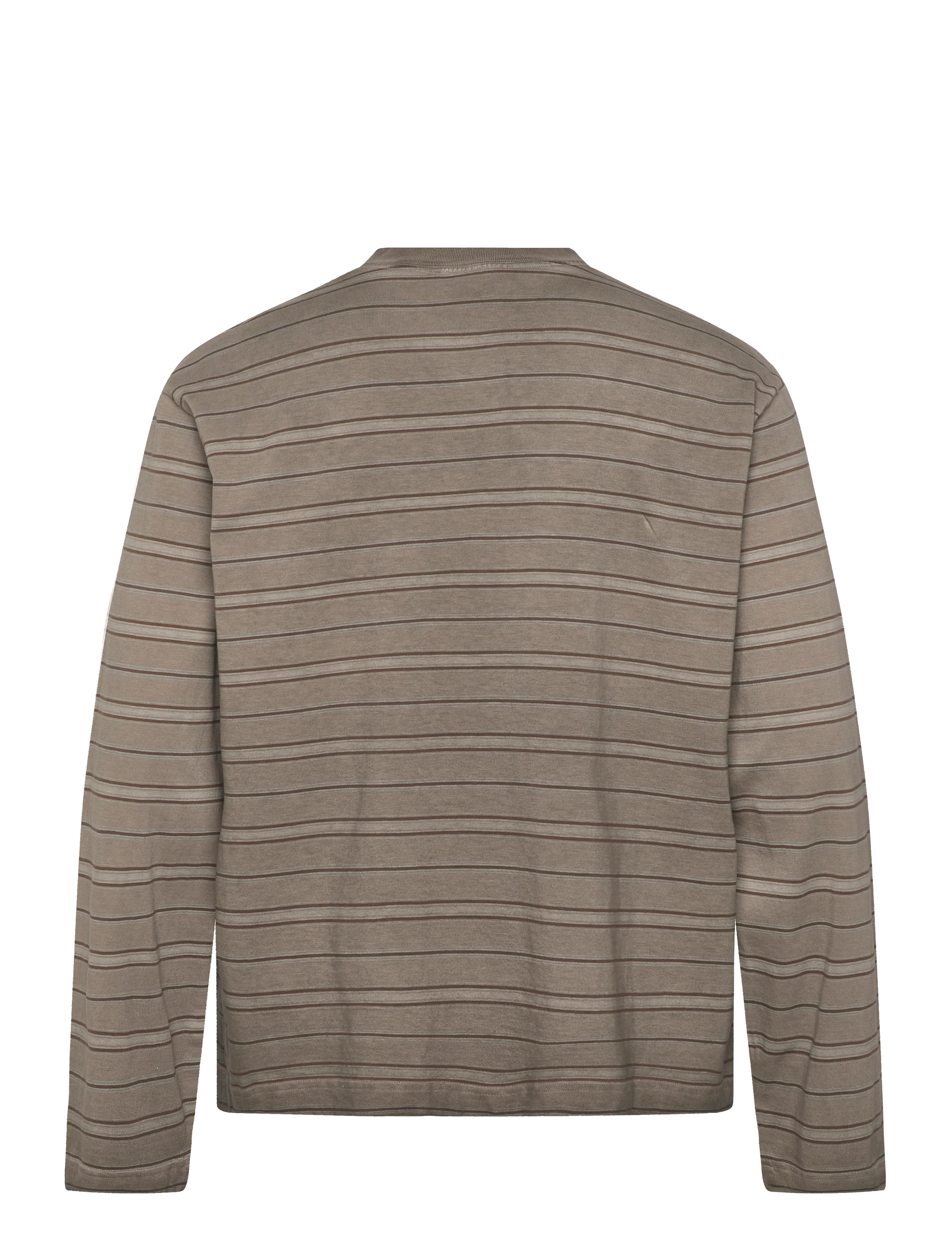 Hope - Spark longsleeve Overdyed Beige Stripe - långärmade t-shirts - overdyed beige stripe - 1