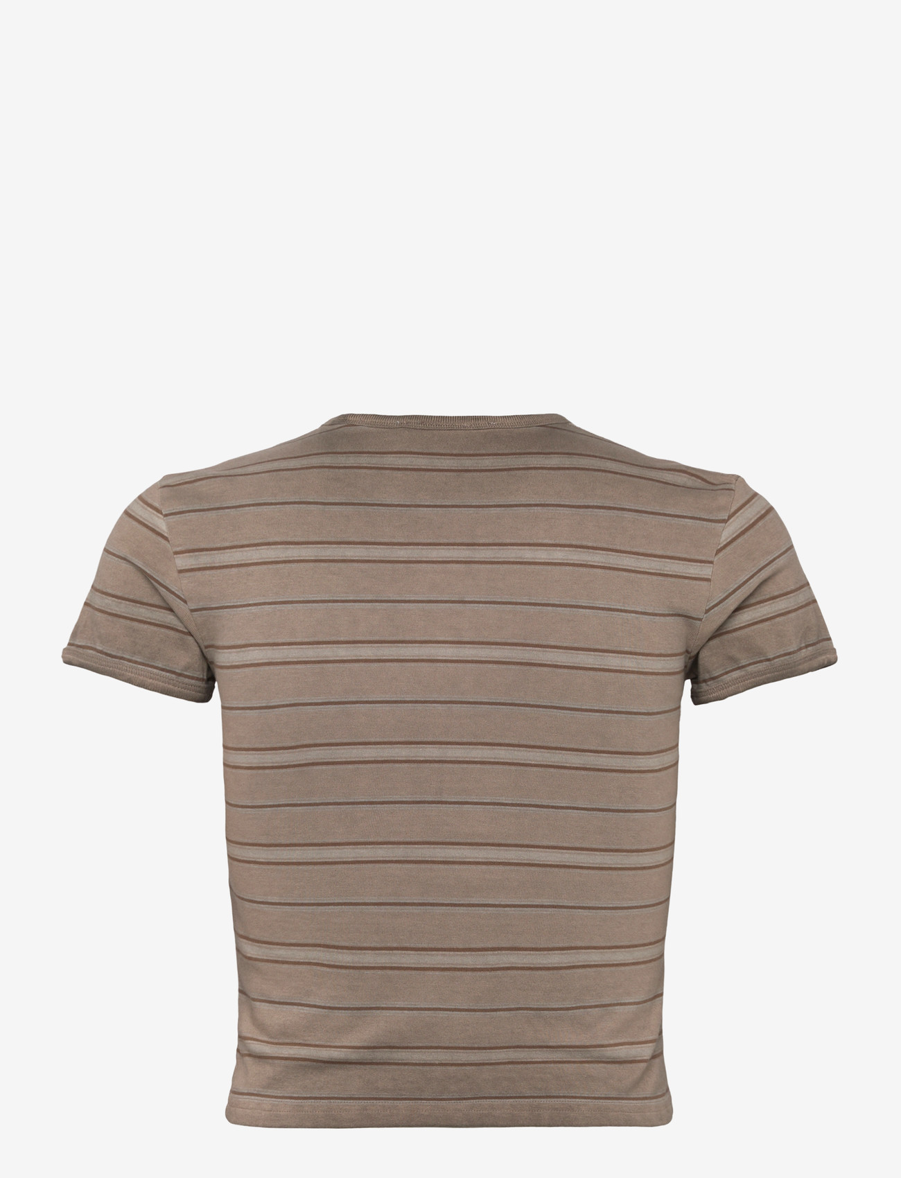 Hope - Vile tee Overdyed Beige Stripe - crop tops - overdyed beige stripe - 1
