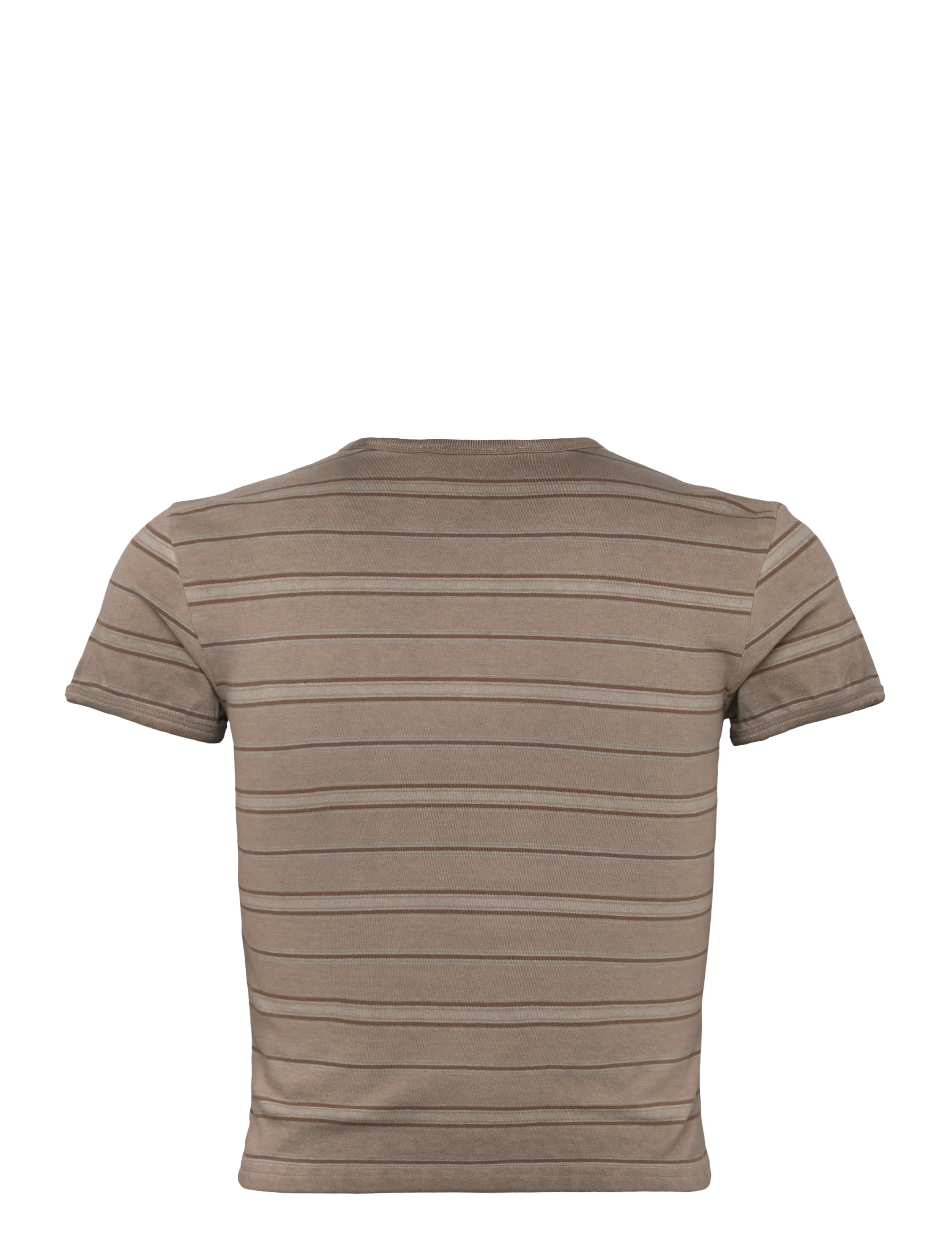 Hope - Vile tee Overdyed Beige Stripe - crop tops - overdyed beige stripe - 1