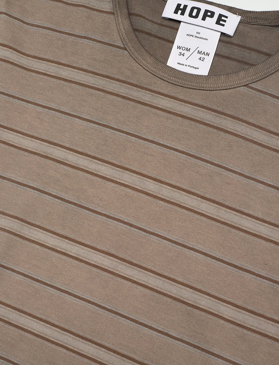 Hope - Vile tee Overdyed Beige Stripe - t-paidat & topit - overdyed beige stripe - 2