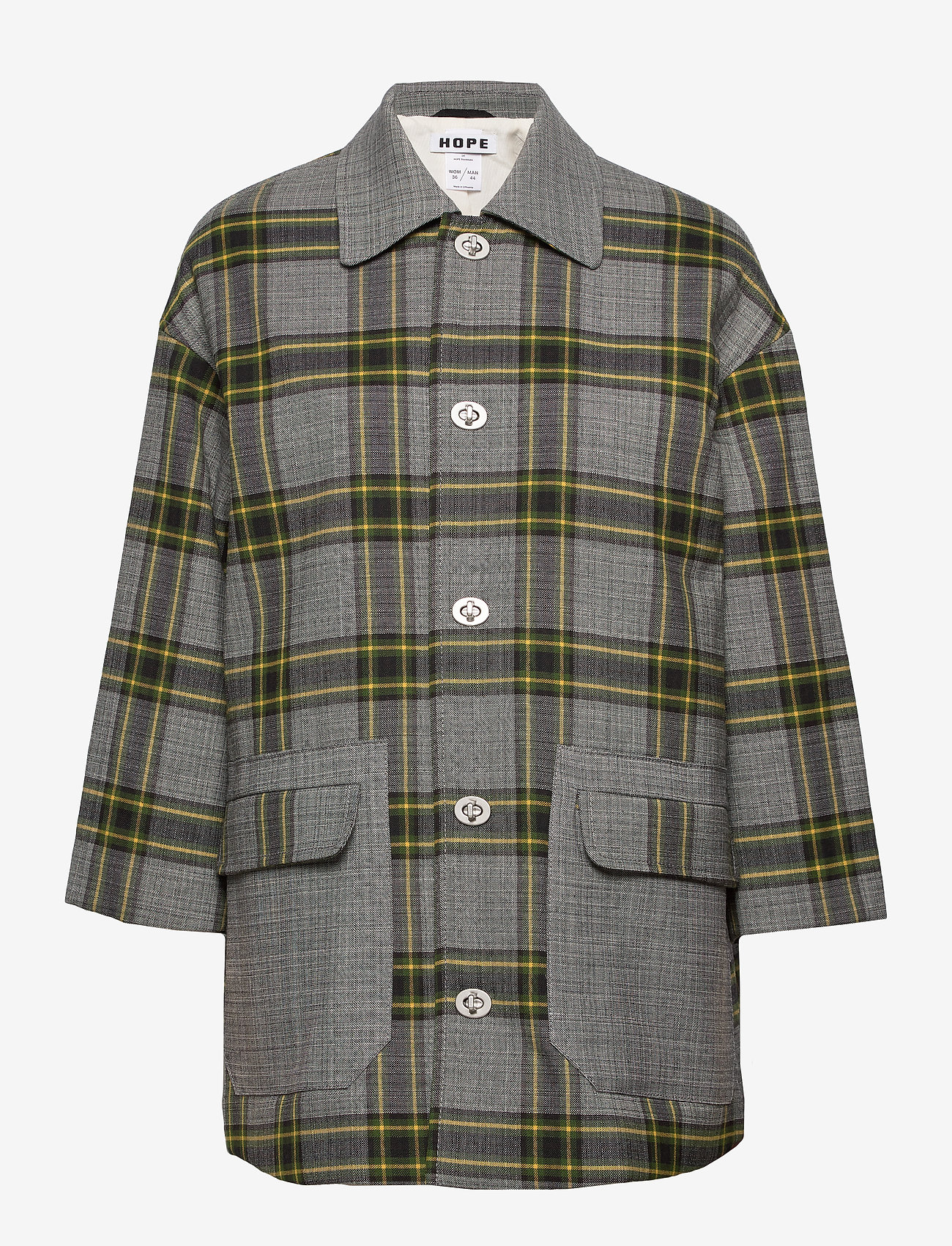 Hope - Uni Jacket - green check - 0