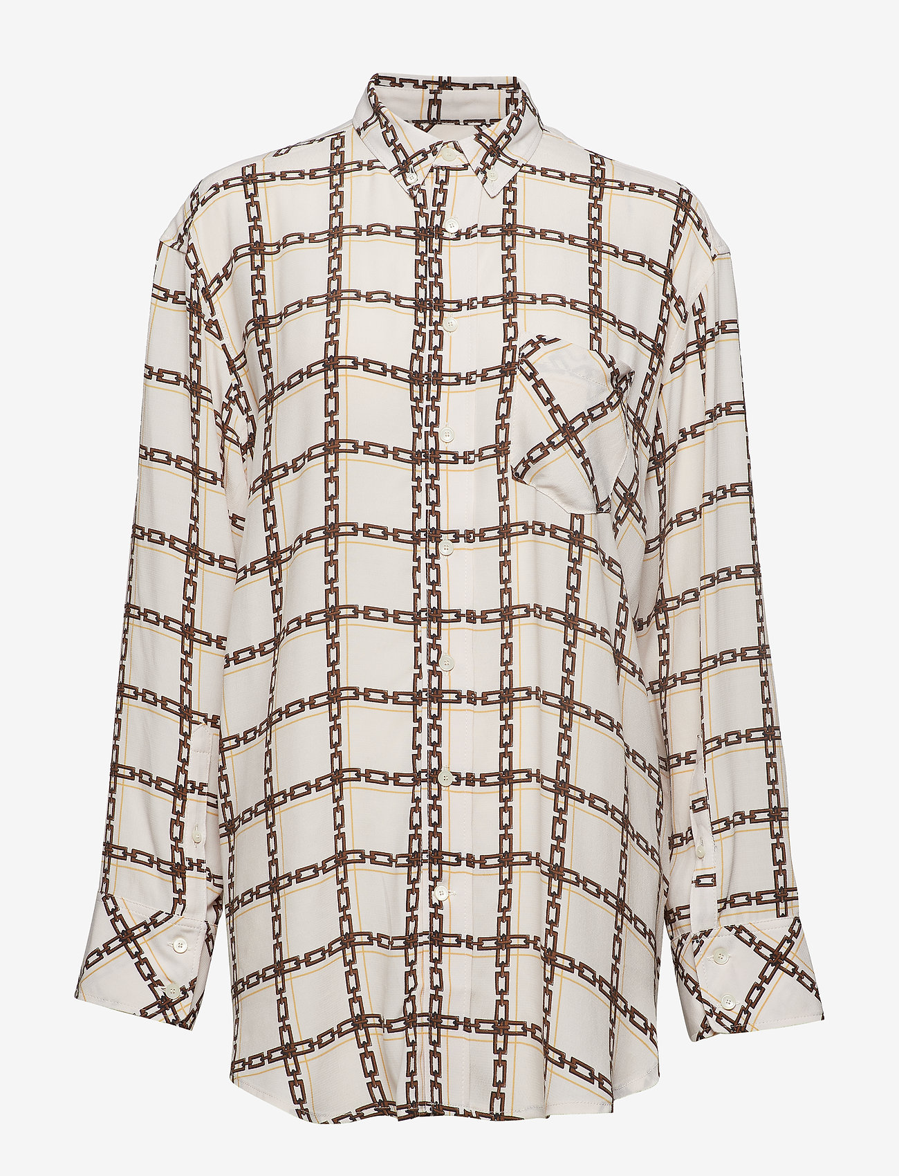 Hope - Mash Shirt - off white chain prin - 0