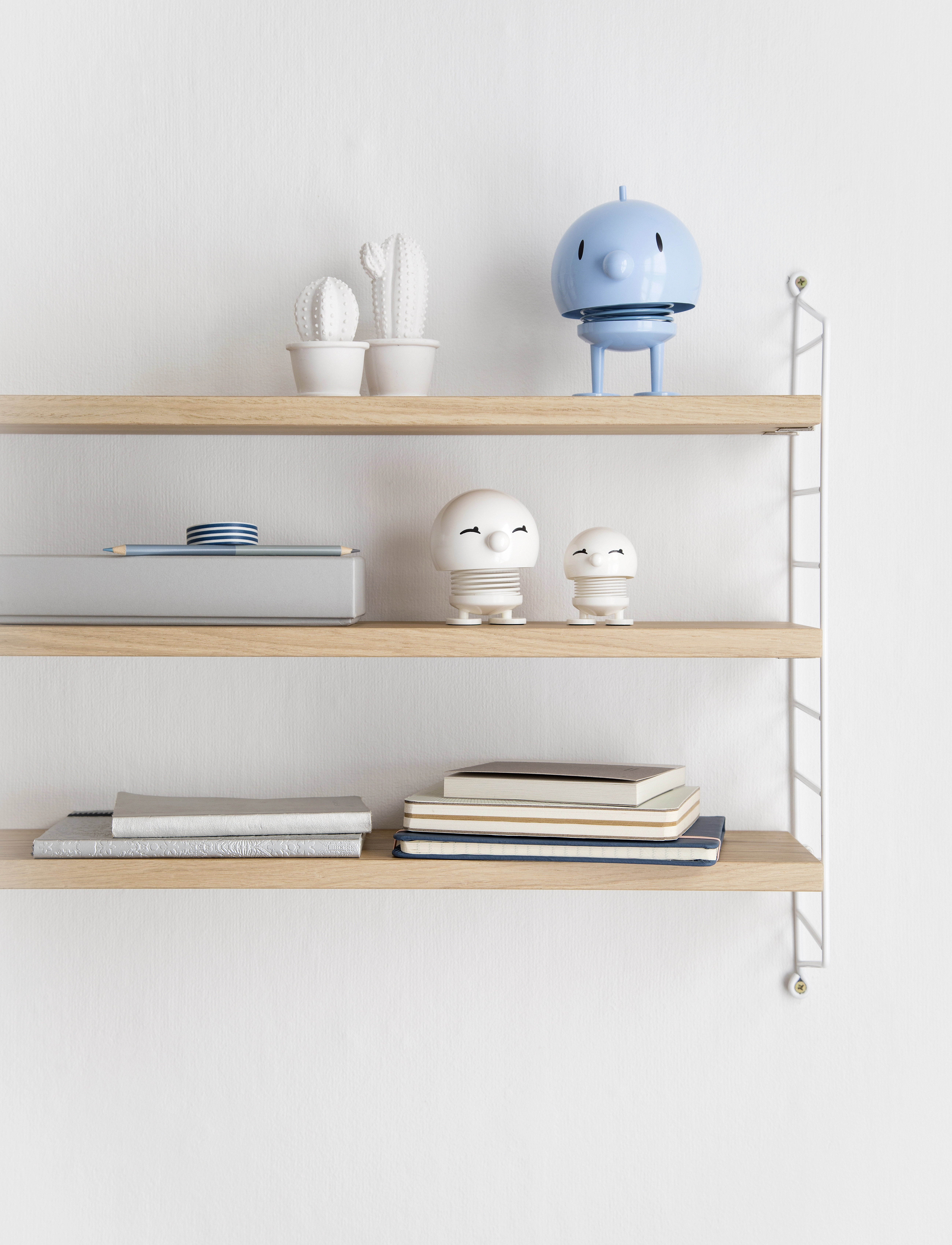 Hoptimist Hoptimist Bimble, M, White, Dekorativt Tilbehør-Detaljer > Porcelænsfigurer Og -Skulpturer, Unisex