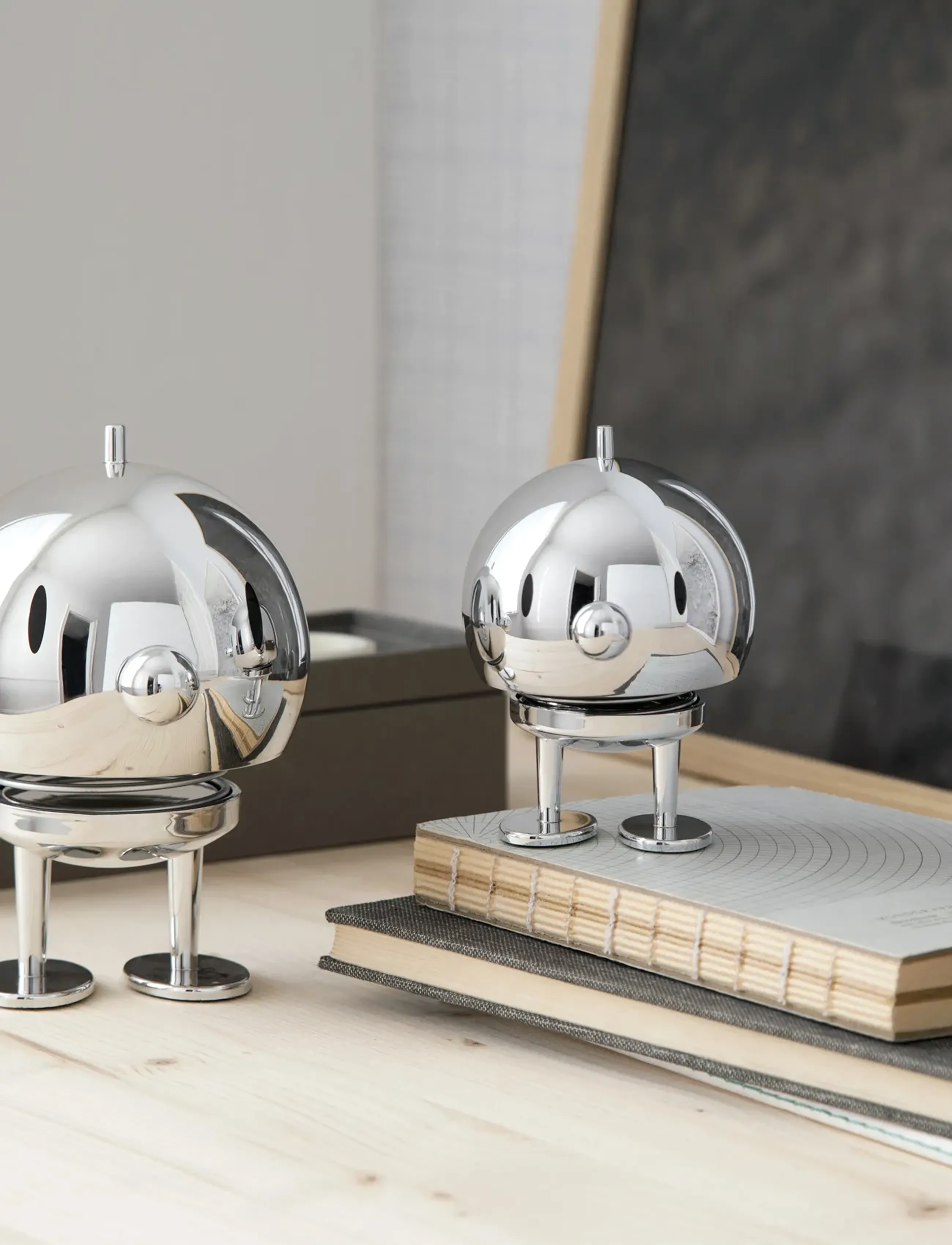 Hoptimist Bumble, M, Decorative Accessories-details, Silber - Porcelain Figures & Sculptures, Homeware