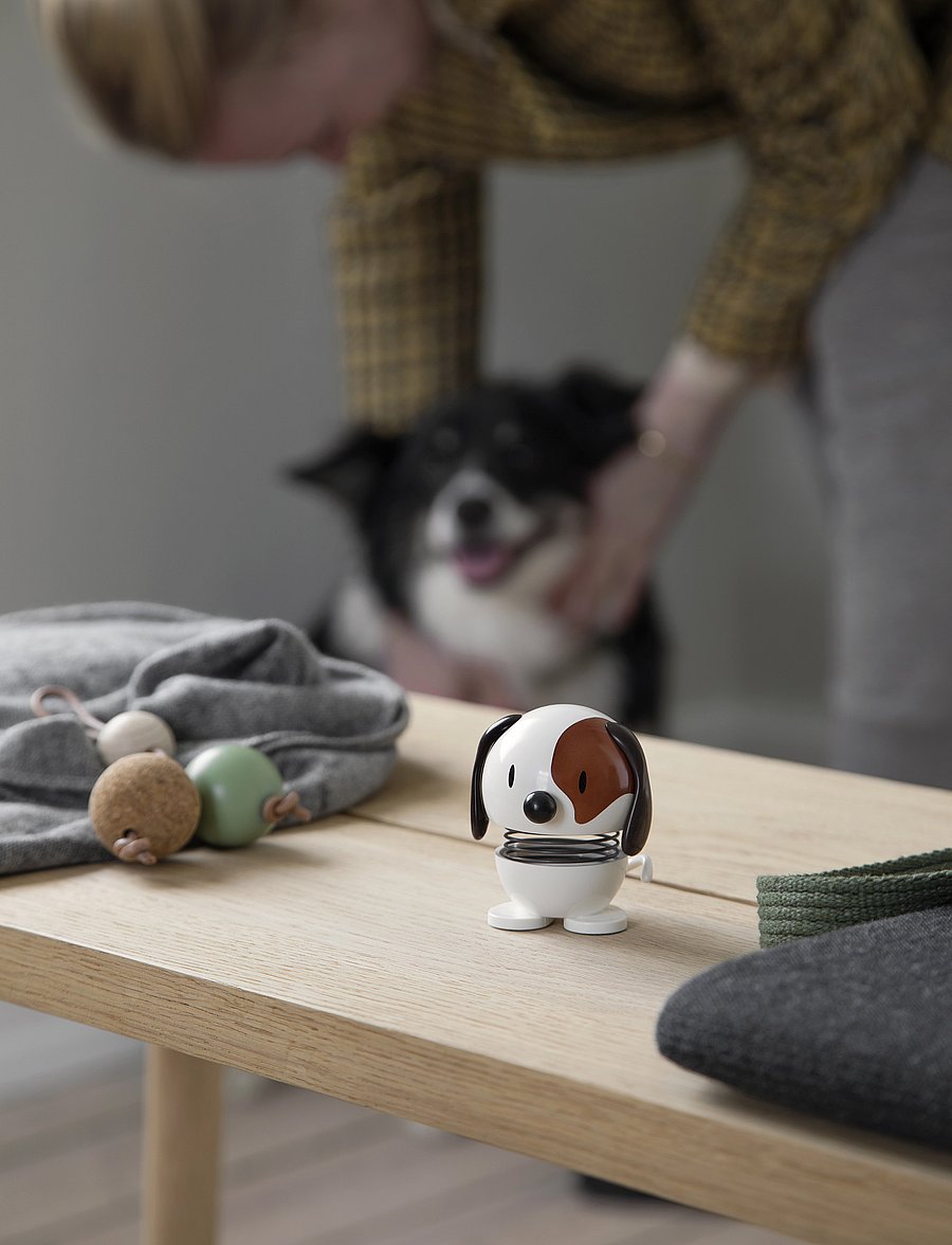 Hoptimist - Hoptimist Dog - figuren & skulpturen - white - 2