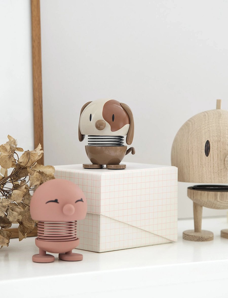 Hoptimist - Hoptimist Dog - figuren & skulpturen - brown - 0