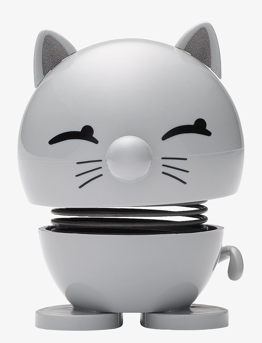 Hoptimist - Hoptimist Cat - figuren & skulpturen - light grey - 1