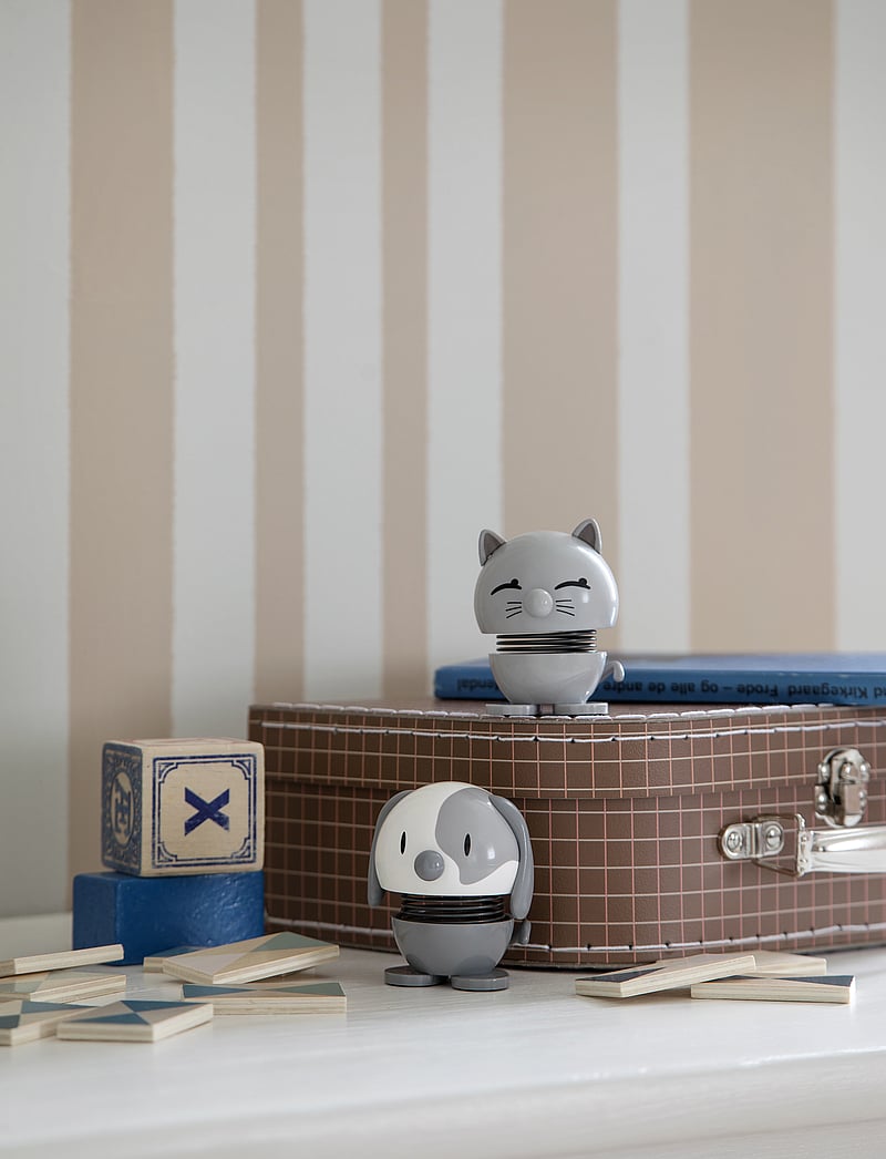 Hoptimist - Hoptimist Cat - figuren & skulpturen - light grey - 3