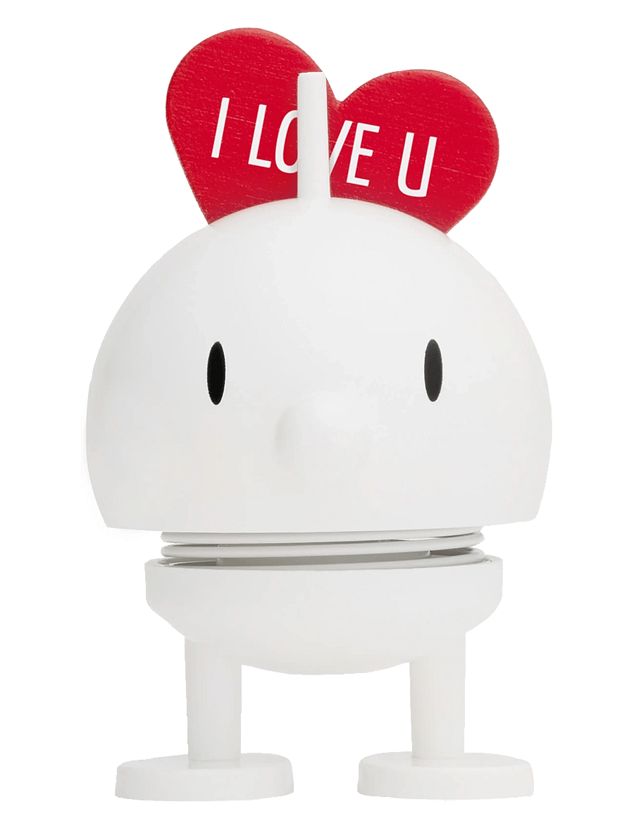 Hoptimist - Hoptimist Love Bumble - figuren & skulpturen - white - 1