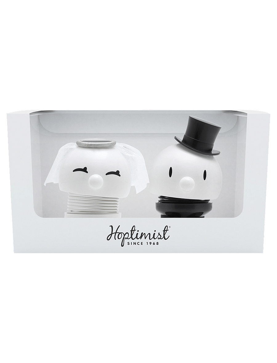 Hoptimist - Hoptimist Bride & Groom - figuren & skulpturen - white - 2