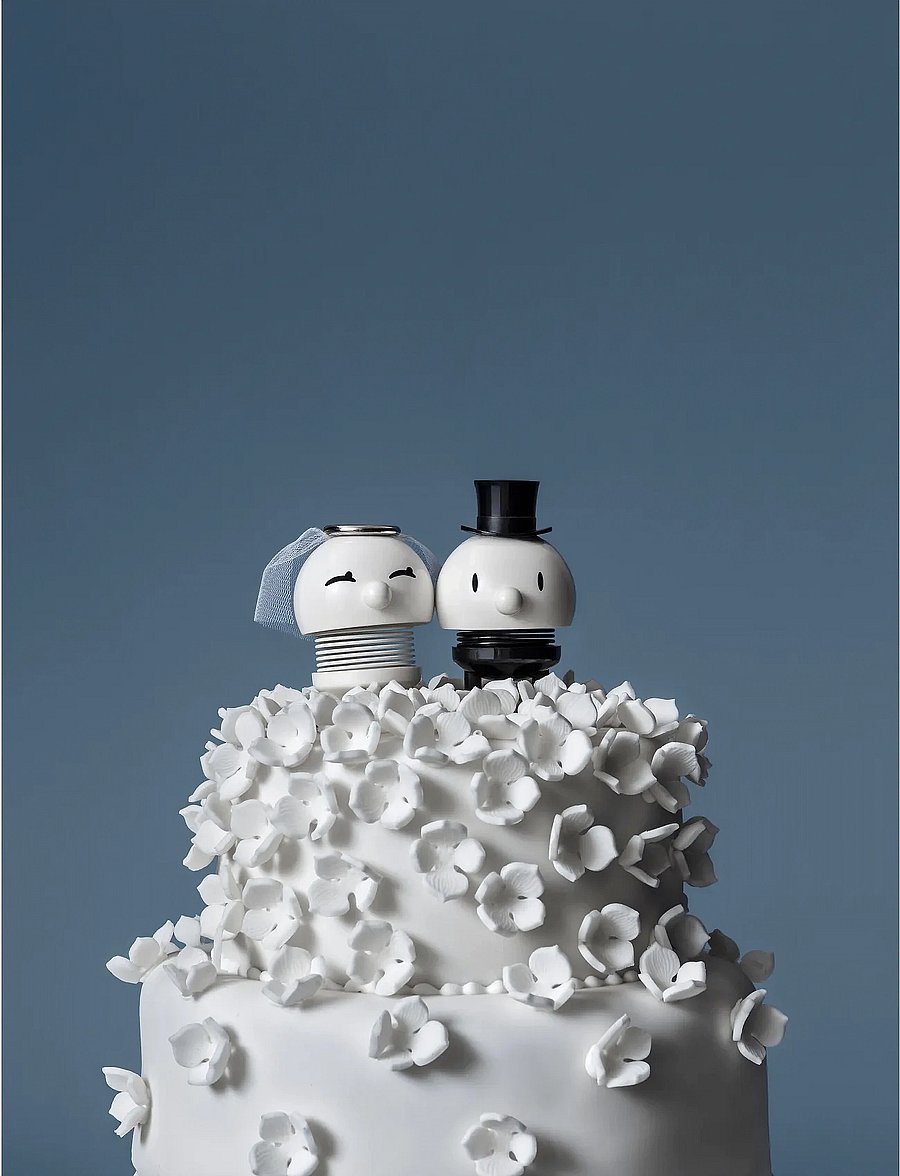 Hoptimist - Hoptimist Bride & Groom - figuren & skulpturen - white - 5