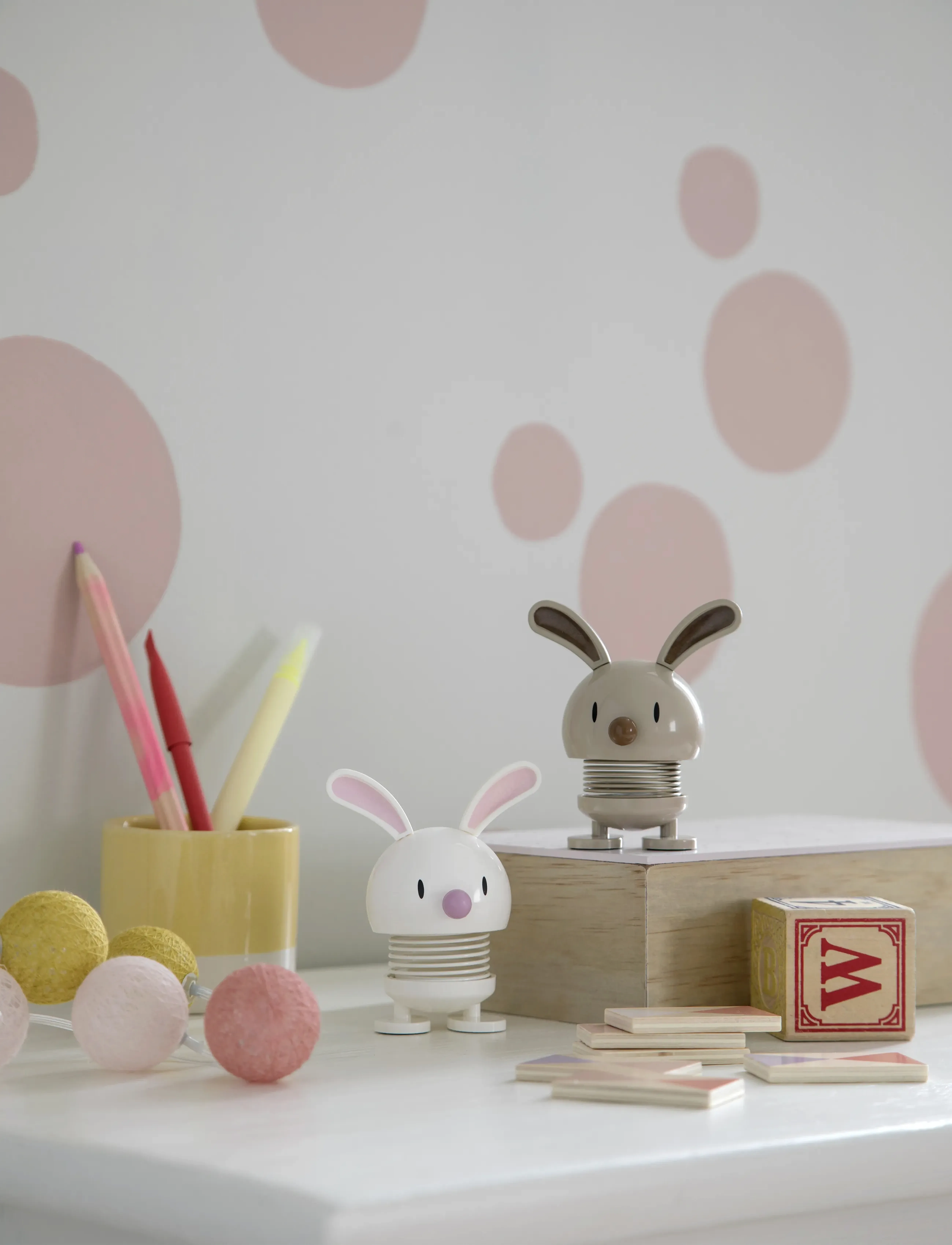 Hoptimist Hoptimist Bunny, 7.5X5.8X9 cm, Beige, Dekorativt Tilbehør-Detaljer > Porcelænsfigurer Og -Skulpturer, Unisex