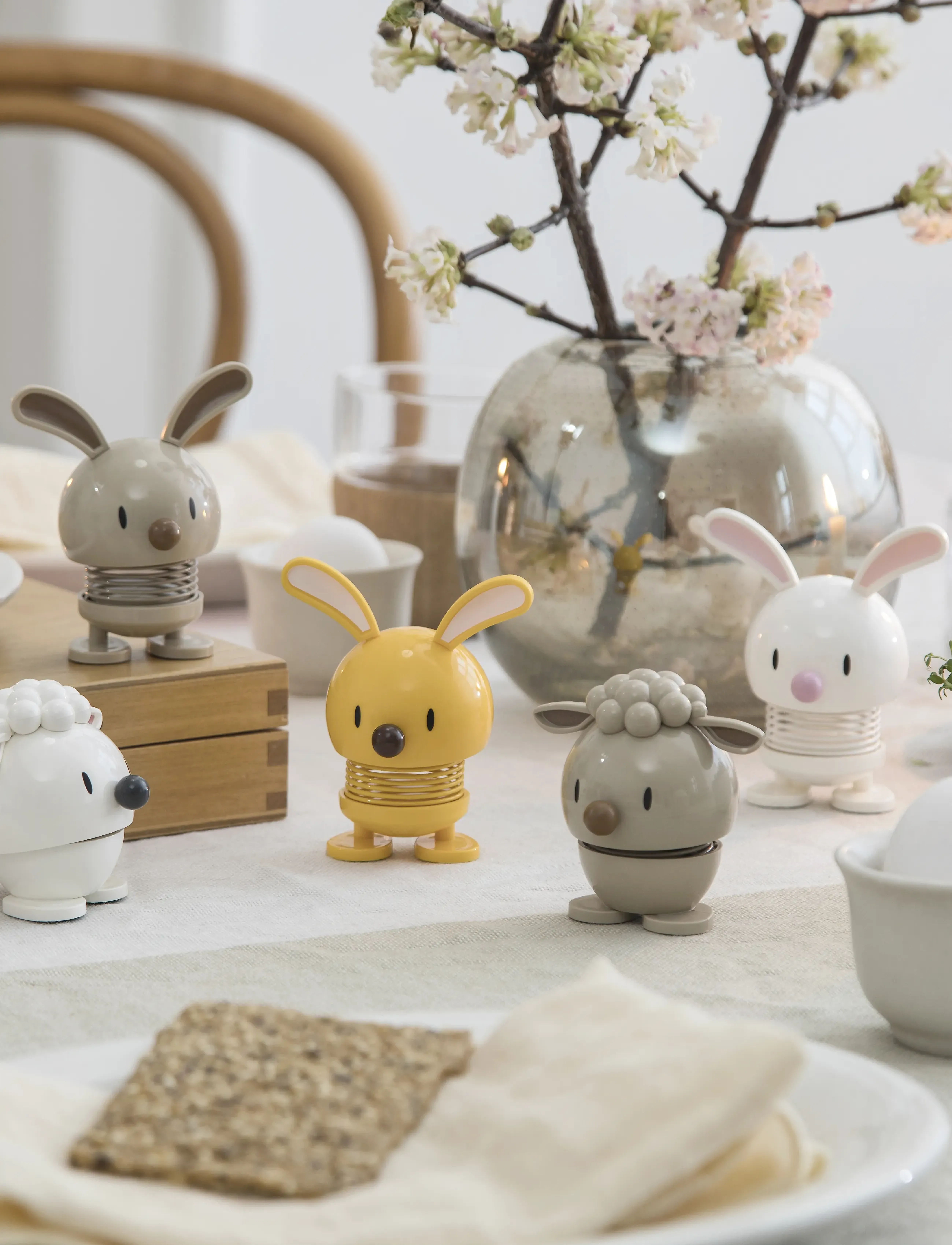 Hoptimist Hoptimist Lambert White, 7.2X5.8X7.4 cm, White, Dekorativt Tilbehør-Detaljer > Porcelænsfigurer Og -Skulpturer, Unisex