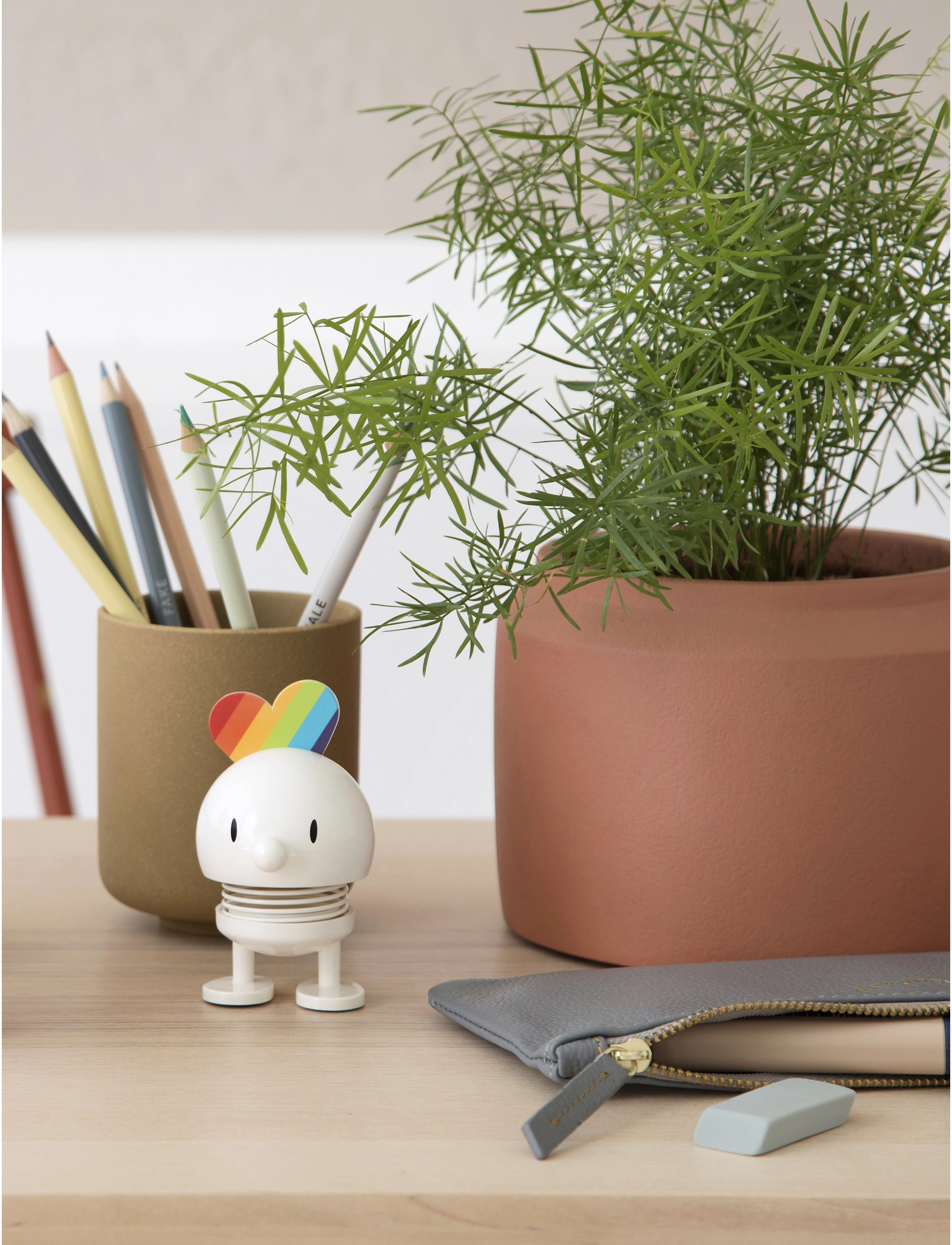 Hoptimist Hoptimist Rainbow, S, White, Dekorativt Tilbehør-Detaljer > Porcelænsfigurer Og -Skulpturer, Unisex
