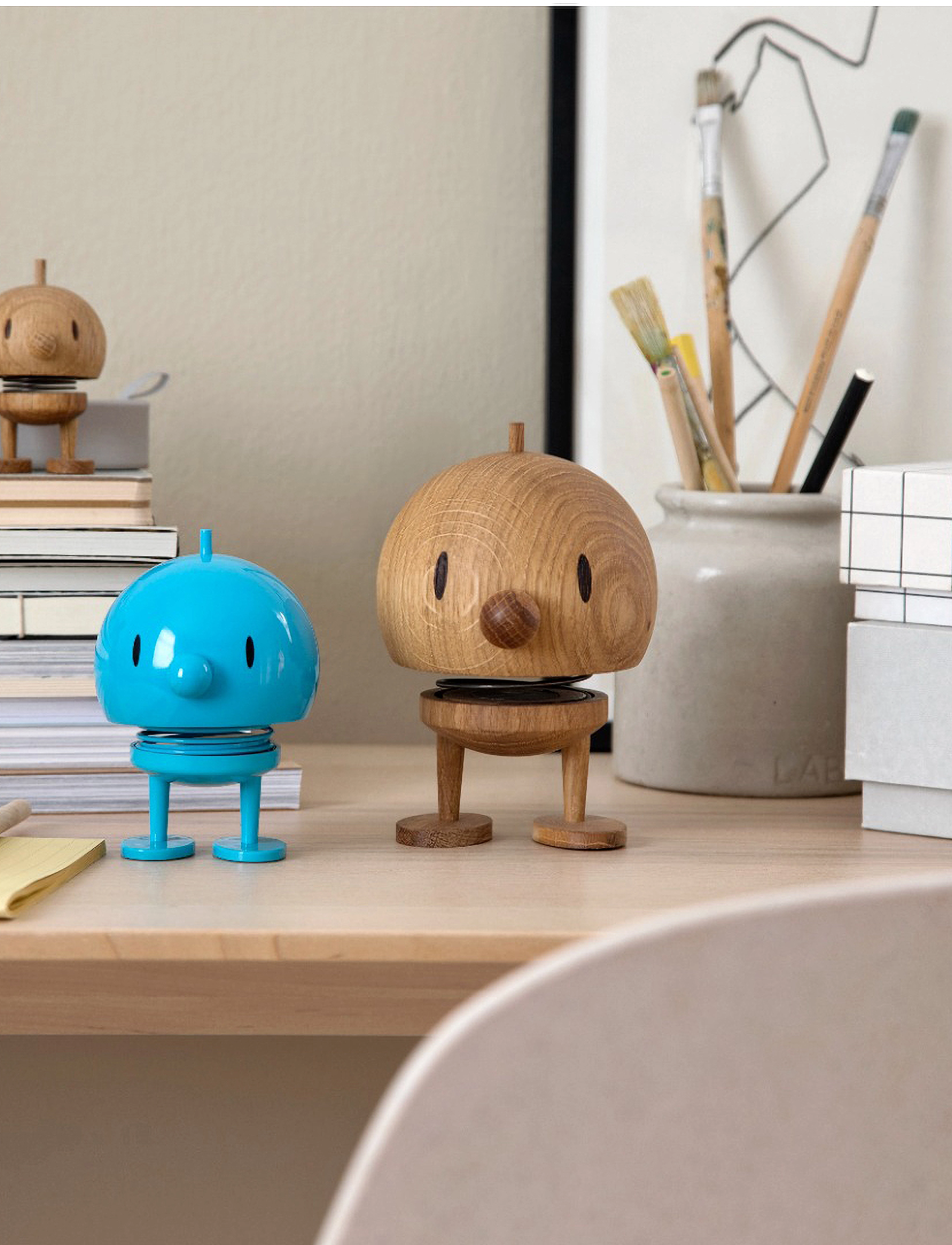 Hoptimist - Hoptimist Bumble - träfigurer - oak - 2