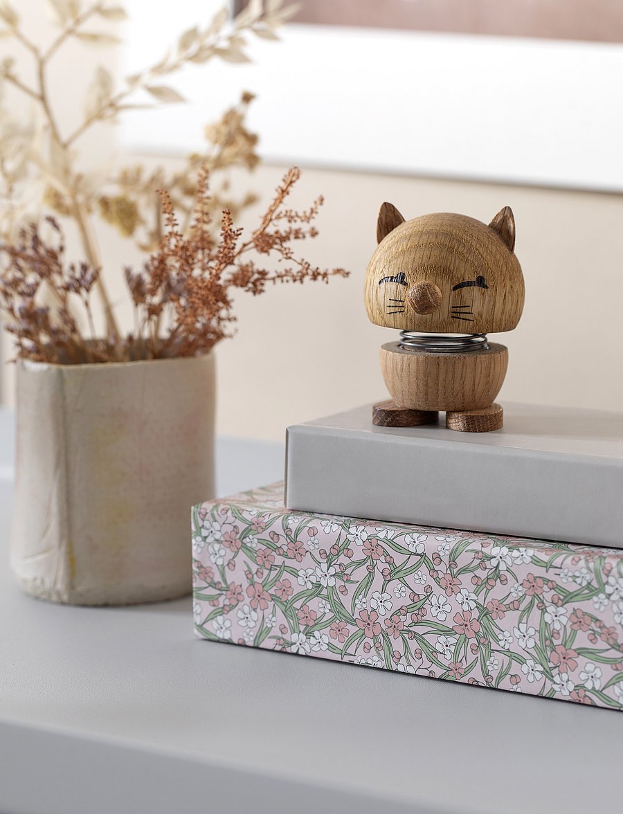 Hoptimist - Hoptimist Cat - holzfiguren - oak - 0